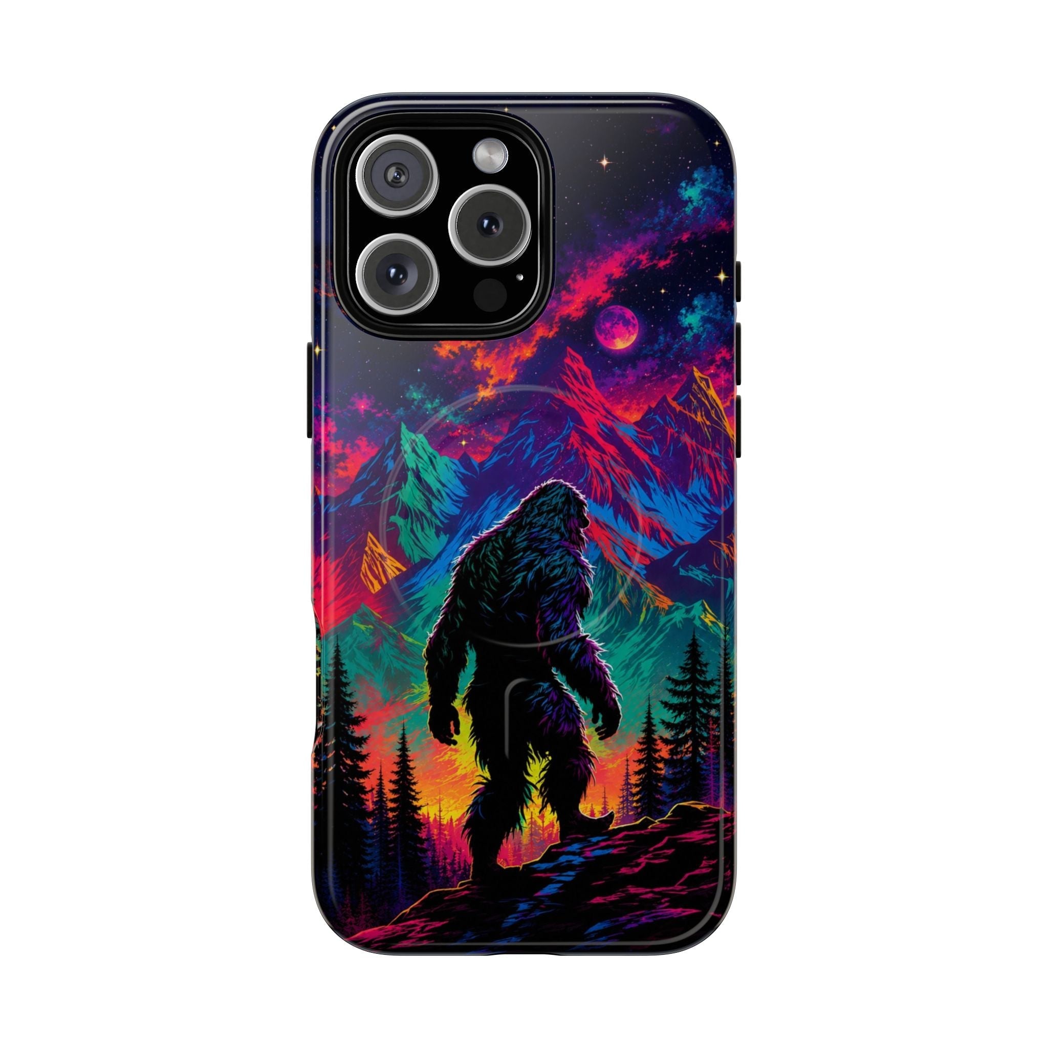 NEON WILDERNESS BIGFOOT MAGNETIC PHONE CASE   - TLHN1905264