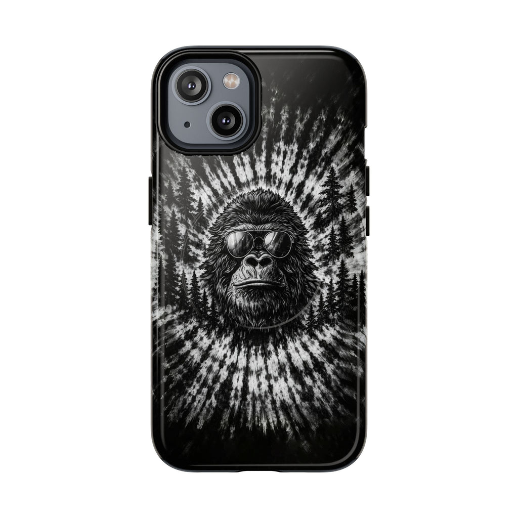 BIGFOOT BLACK & WHITE SWIRL MAGNETIC PHONE CASE  - TLTW2205262