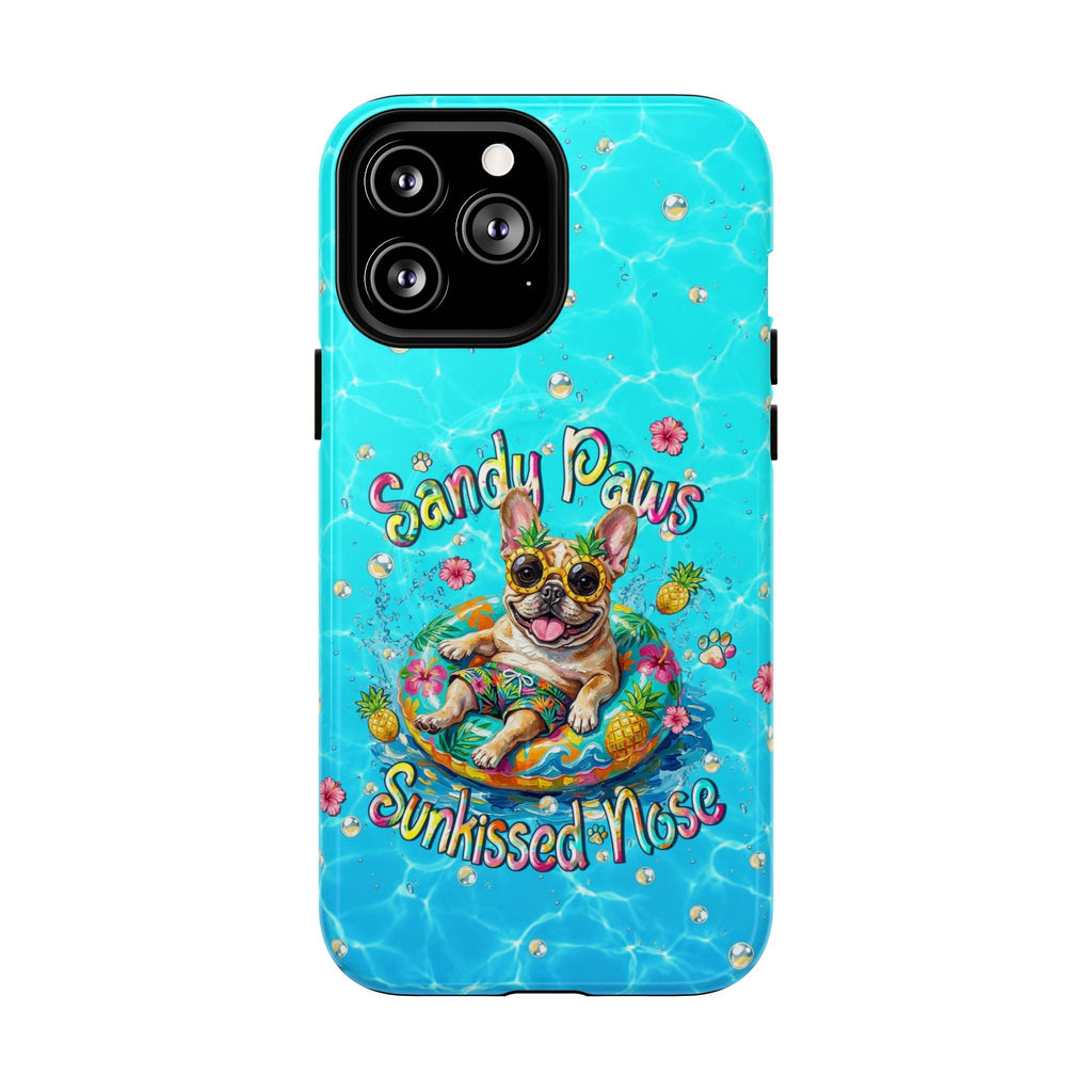 SANDY PAWS SUNKISSED NOSE FRENCH BULLDOG MAGNETIC PHONE CASE  - TLHN2005264