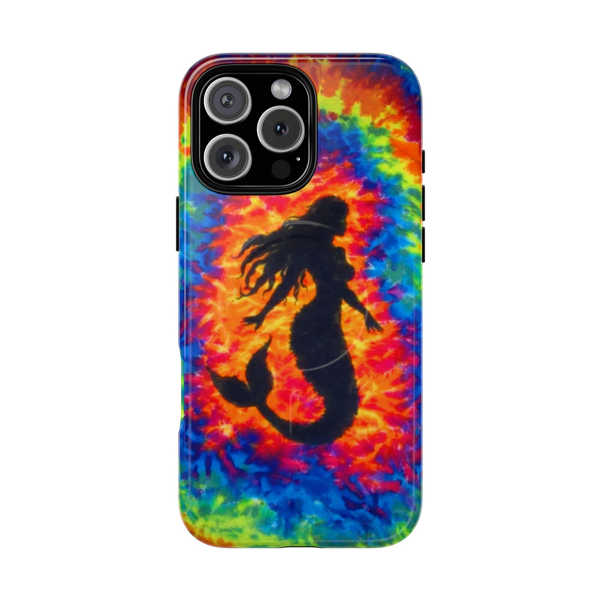 MERMAID COLORFUL SWIRL MAGNETIC PHONE CASE  - TLTW2105264