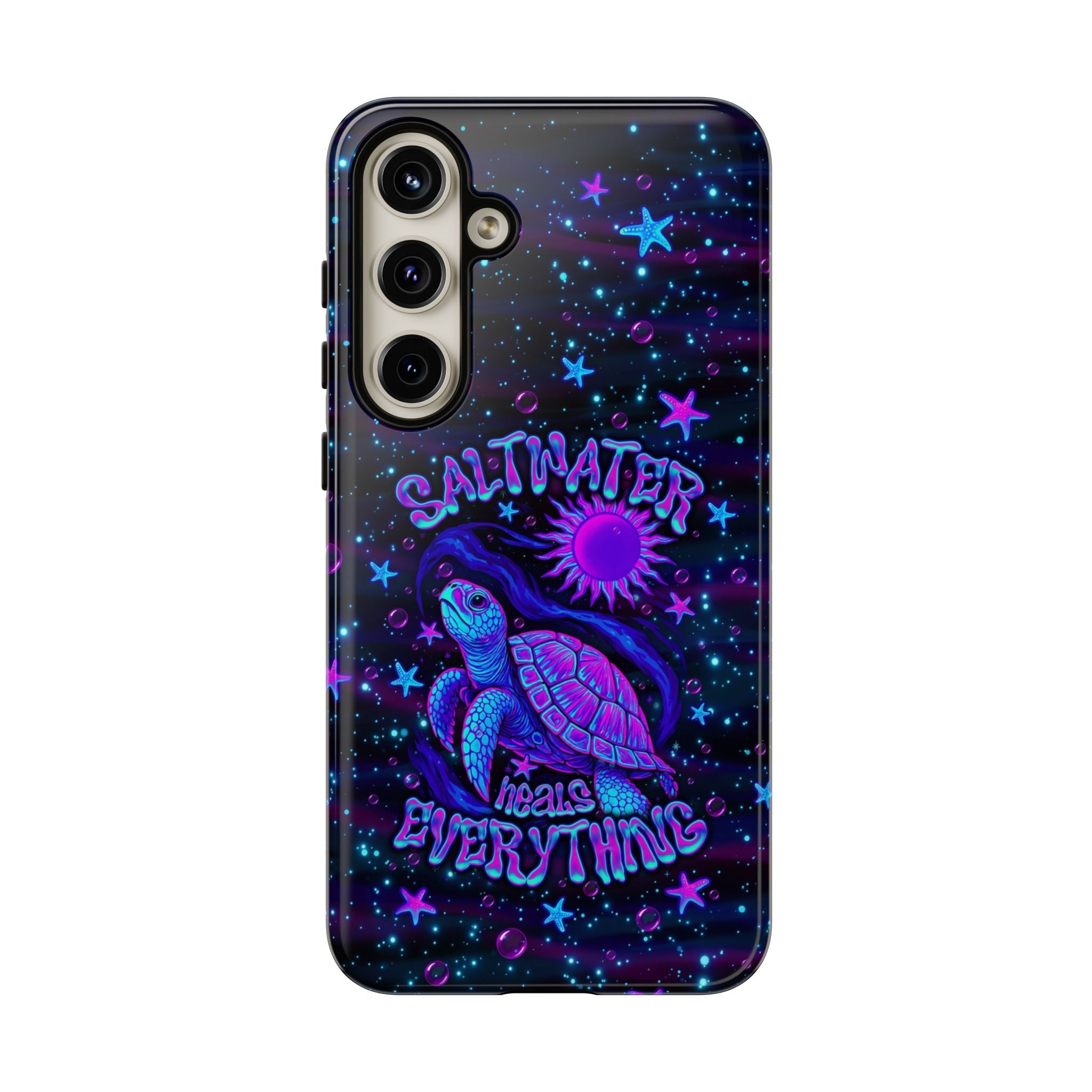 SALTWATER HEALS EVERYTHING TURTLE PHONE CASE  - TLNO1304262