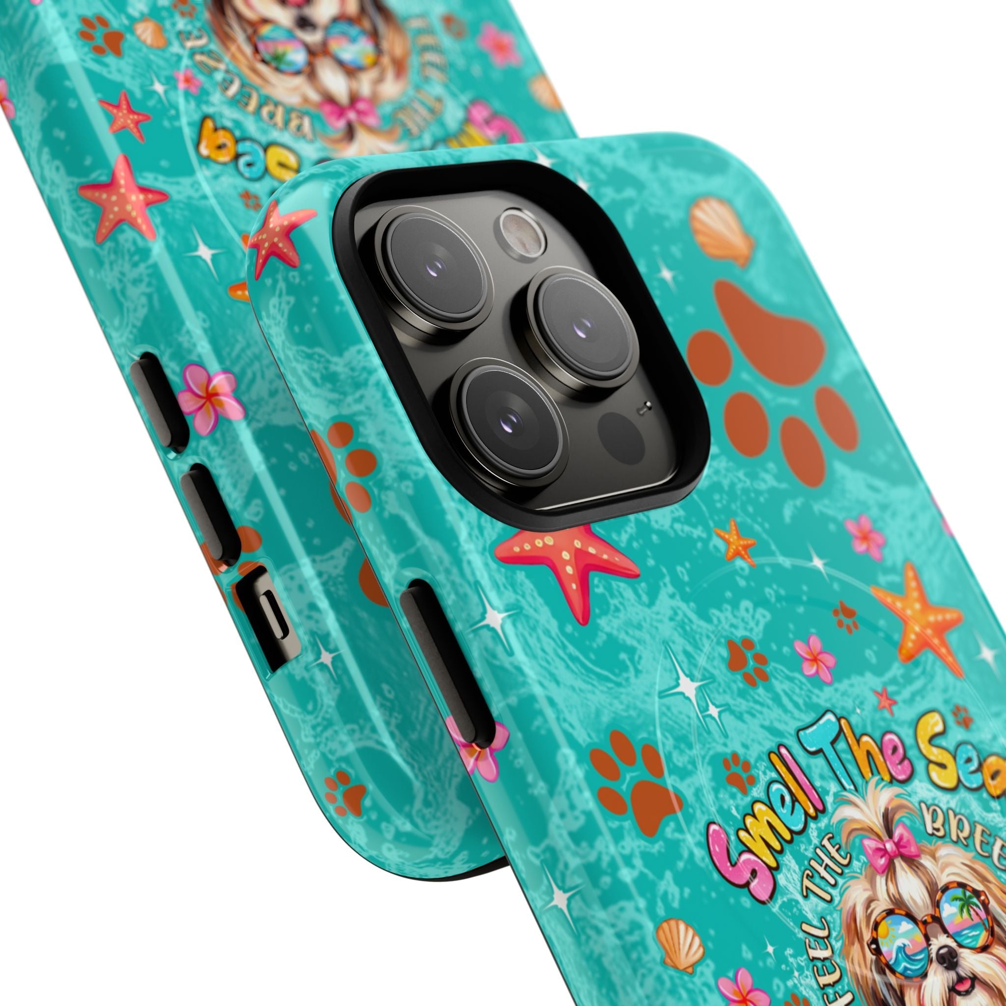 SMELL THE SEA SHIH TZU DOG MAGNETIC PHONE CASE - TYPQ0106262