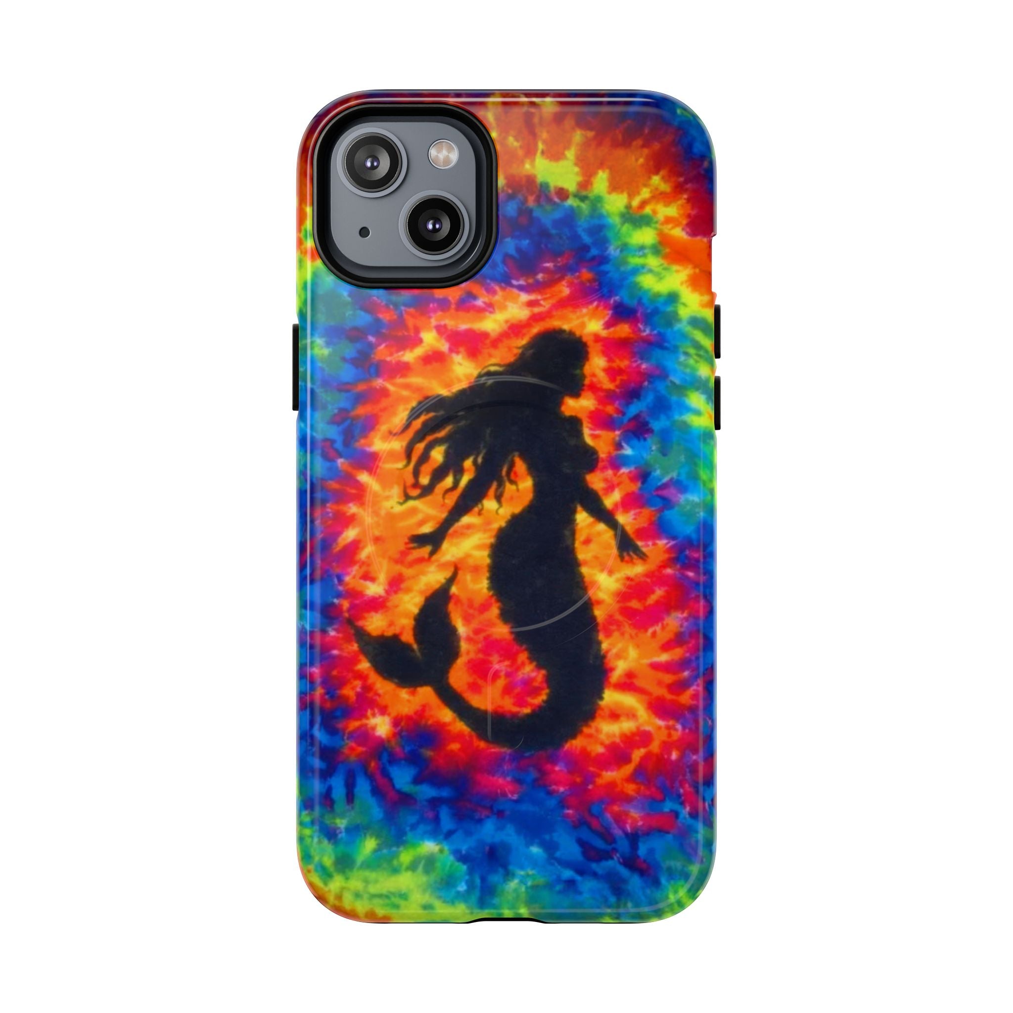 MERMAID COLORFUL SWIRL MAGNETIC PHONE CASE  - TLTW2105264
