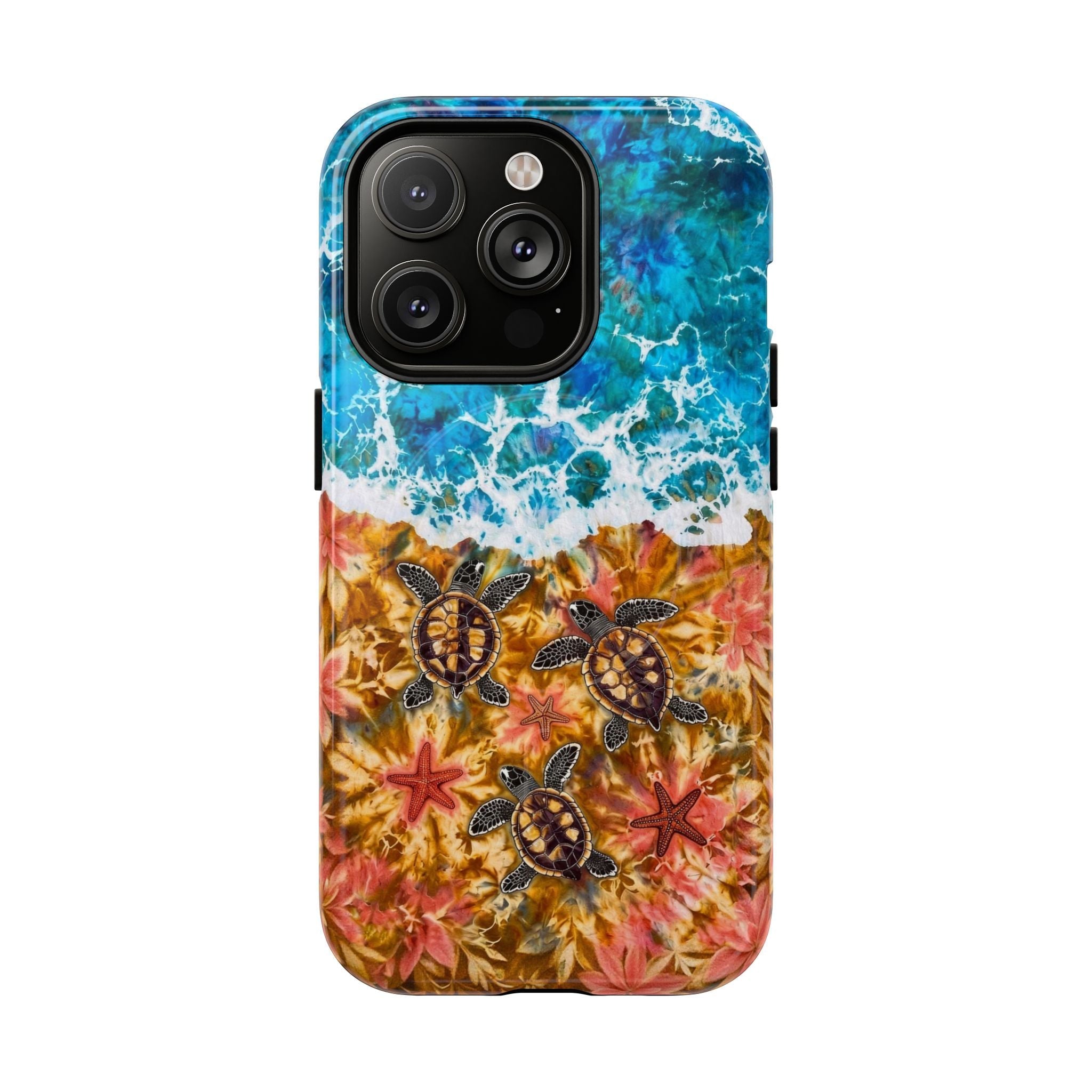 SEA TURTLE SALTY WAVES MAGNETIC PHONE CASE  - TLHG1405264