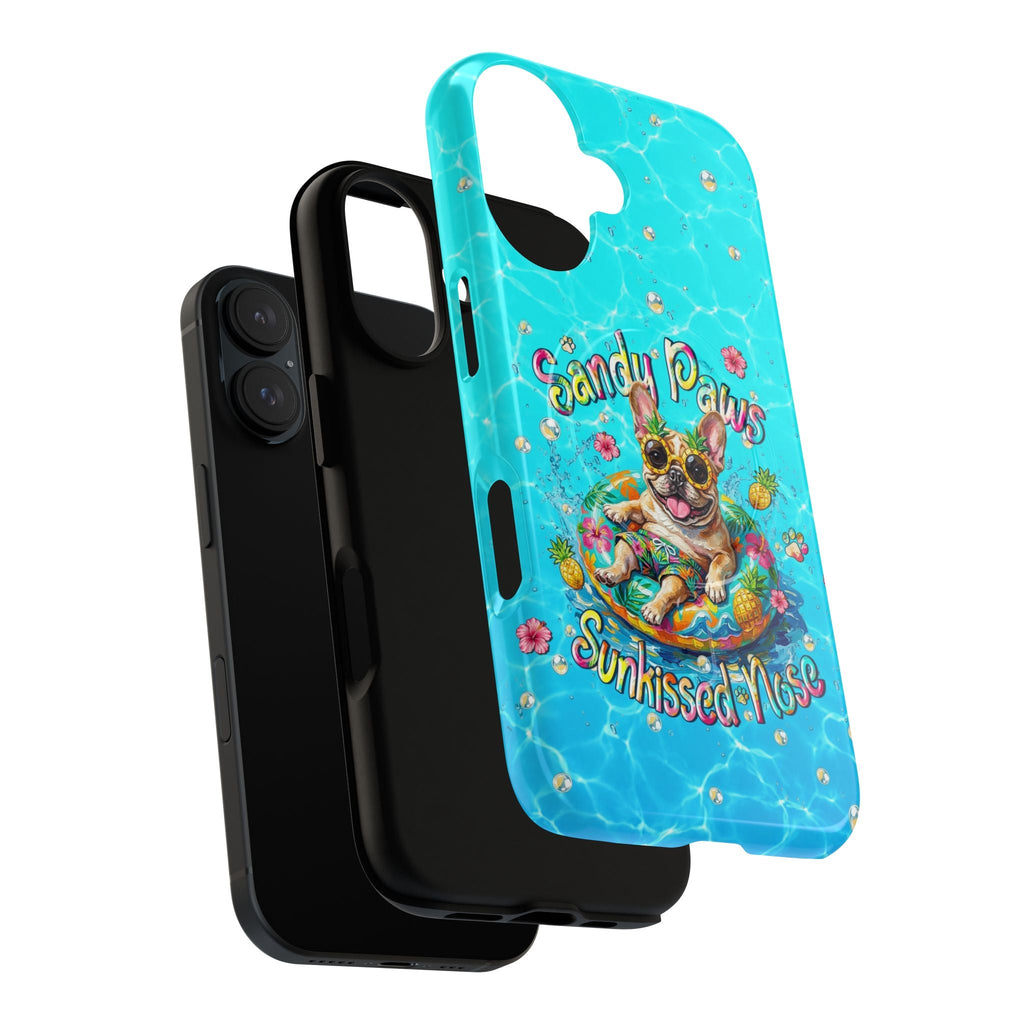SANDY PAWS SUNKISSED NOSE FRENCH BULLDOG MAGNETIC PHONE CASE  - TLHN2005264