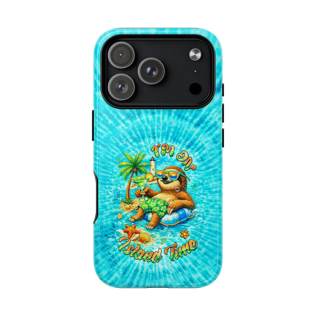 I'M ON ISLAND TIME SLOTH MAGNETIC  PHONE CASE  - TLHG1205264