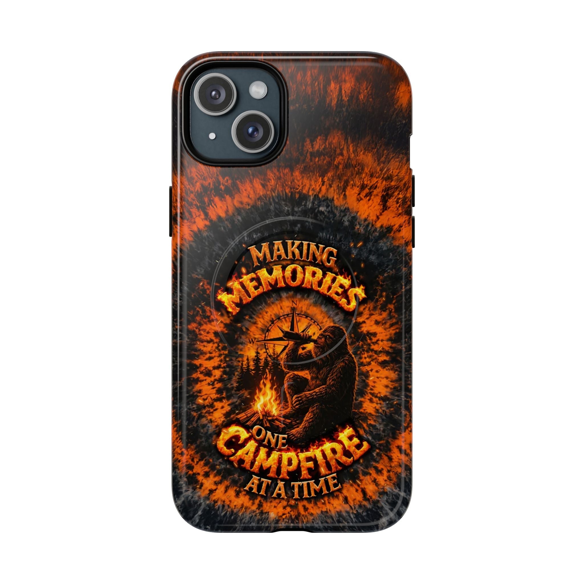 MAKING MEMORIES ONE CAMPFIRE AT A TIME BIGFOOT SWIRL MAGNETIC PHONE CASE - TLNT1804262