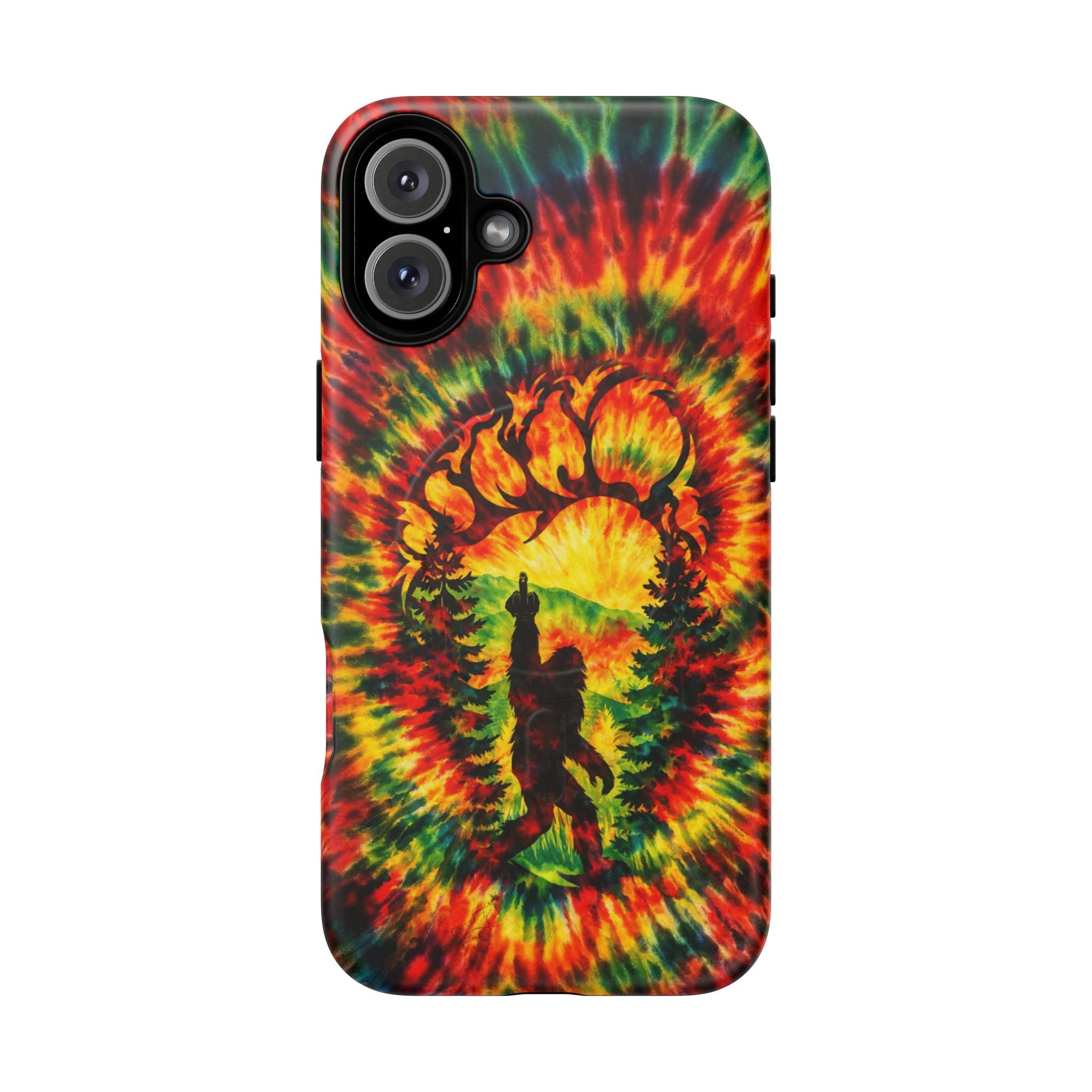 BIGFOOT FOOTPRINT SWIRL MAGNETIC PHONE CASE  - TLTW2605262