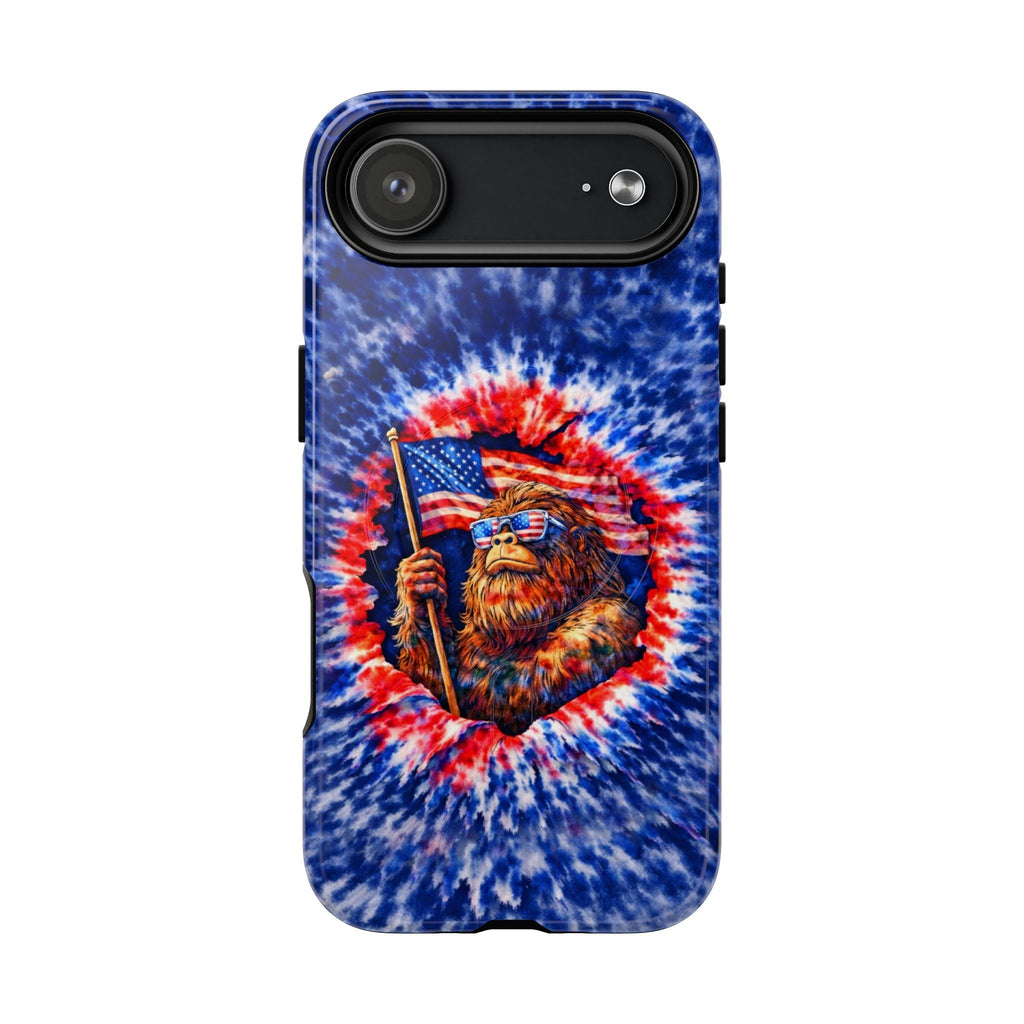 BIGFOOT WITH FLAG MAGNETIC PHONE CASE - TLHN0705264