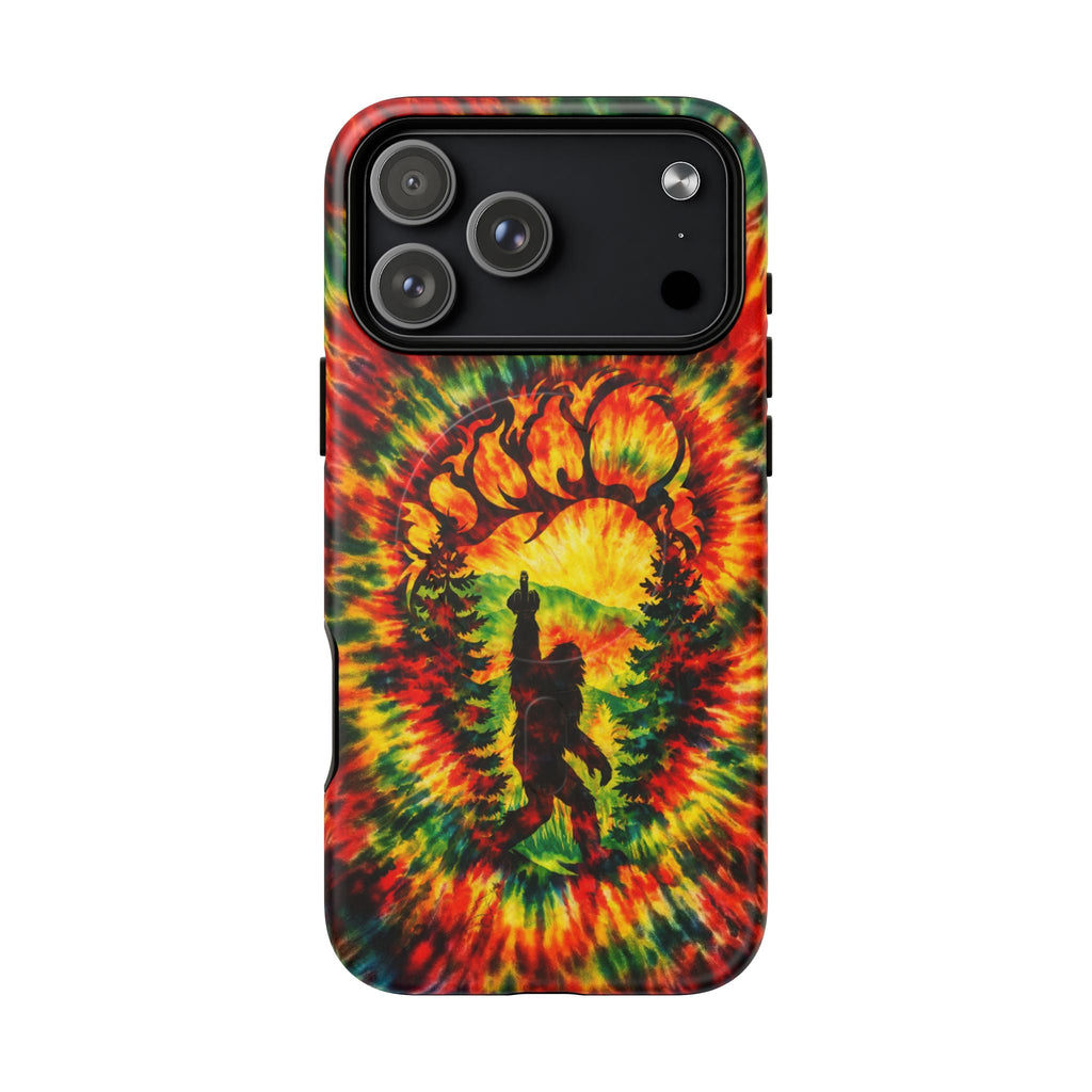 BIGFOOT FOOTPRINT SWIRL MAGNETIC PHONE CASE  - TLTW2605262