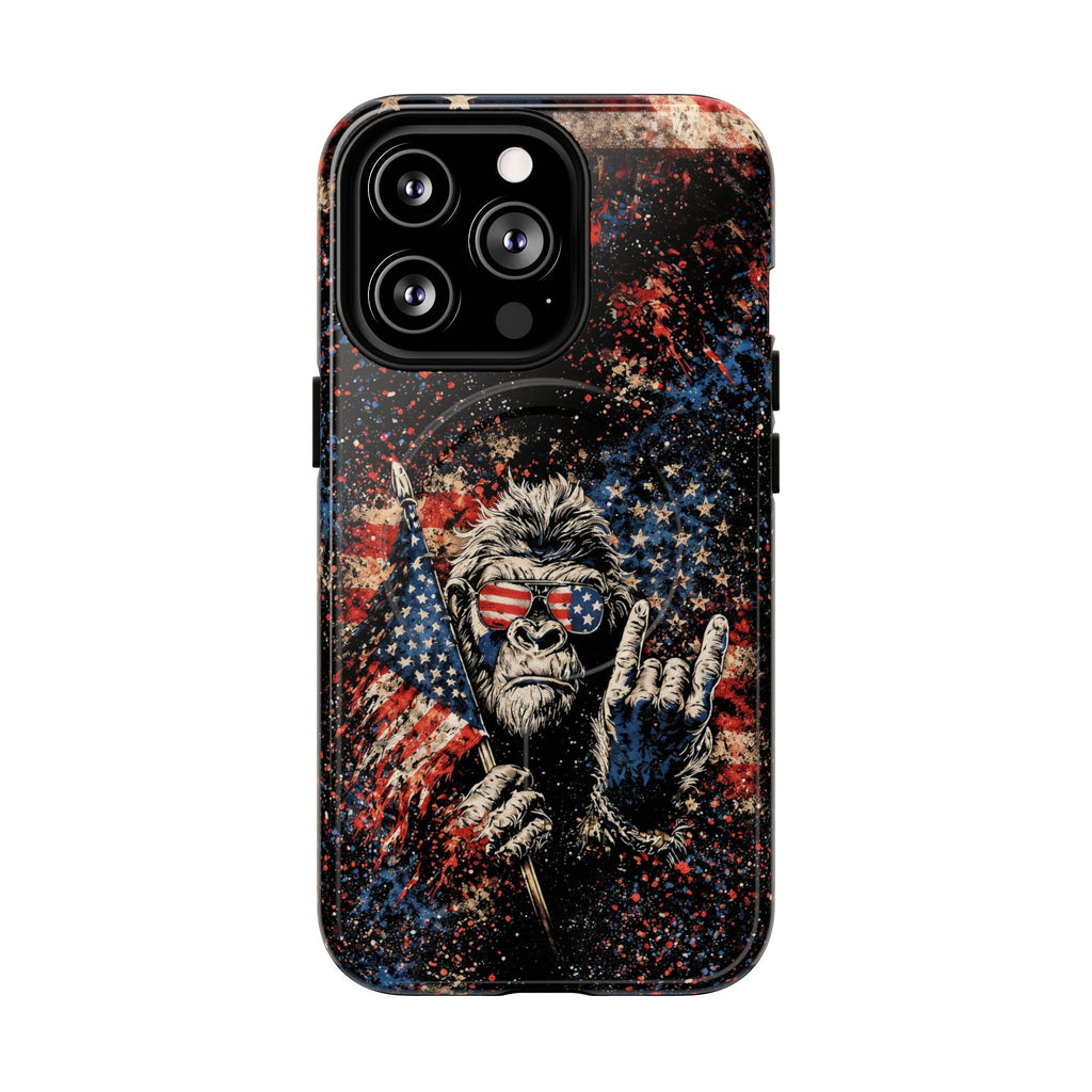 BIGFOOT GRUNGE STARS AND STRIPES MAGNETIC PHONE CASE  - TLHG0805265