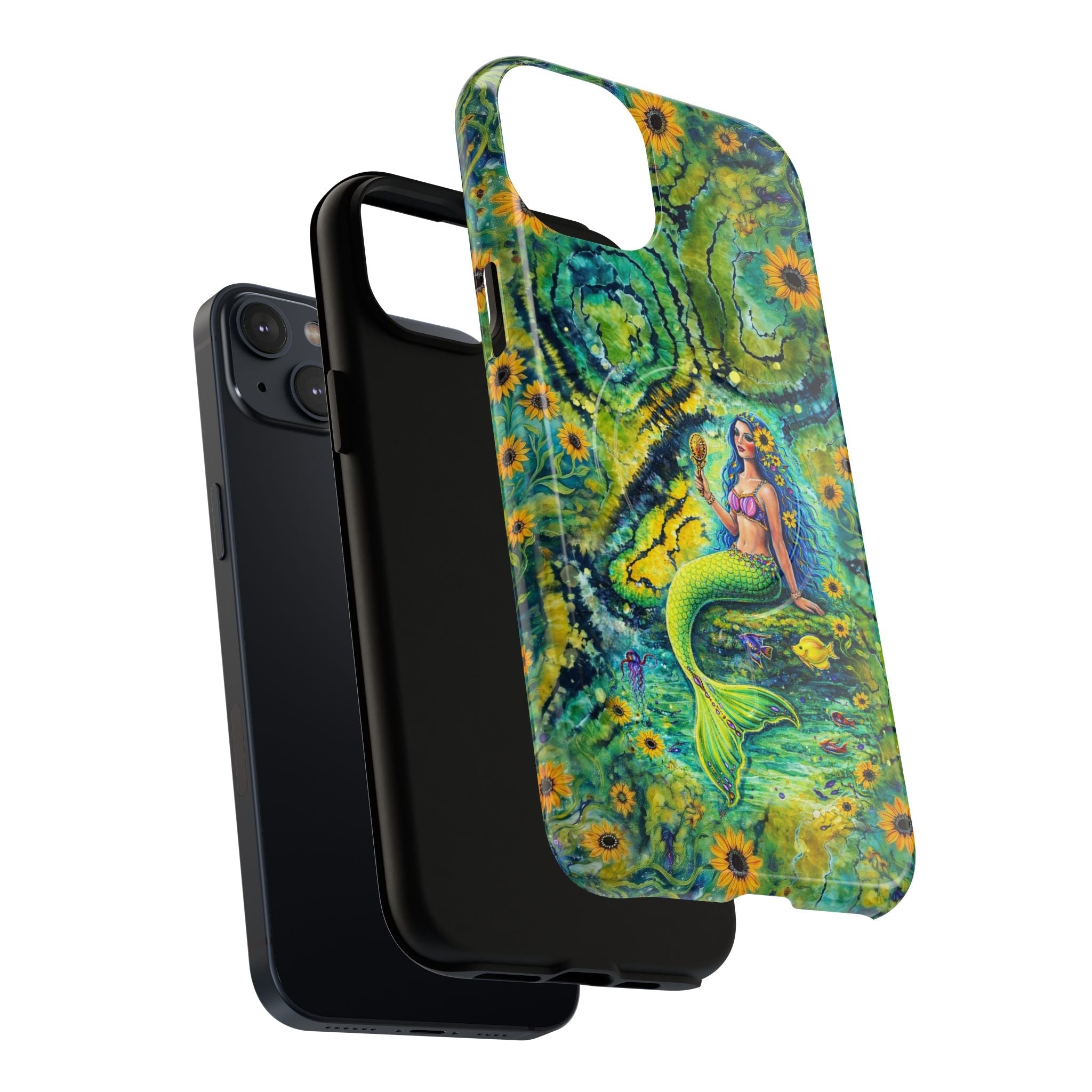SEASIDE SOUL MERMAID MAGNETIC PHONE CASE  - TLNT2804261