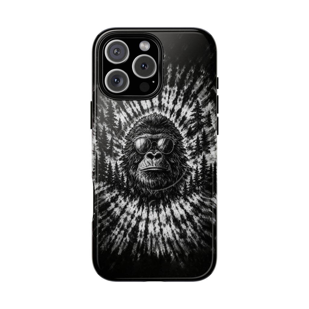 BIGFOOT BLACK & WHITE SWIRL MAGNETIC PHONE CASE  - TLTW2205262