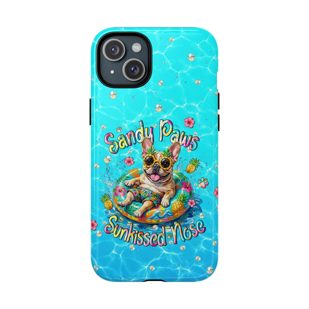 SANDY PAWS SUNKISSED NOSE FRENCH BULLDOG MAGNETIC PHONE CASE  - TLHN2005264