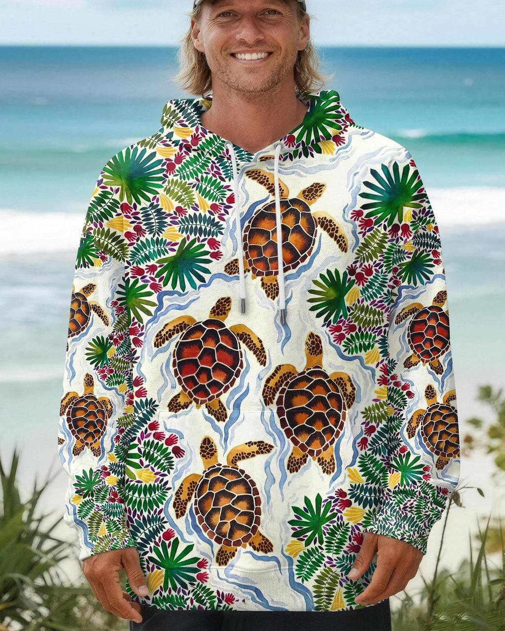 TROPICAL TURTLE  ALL OVER PRINT  - TLTW2105261