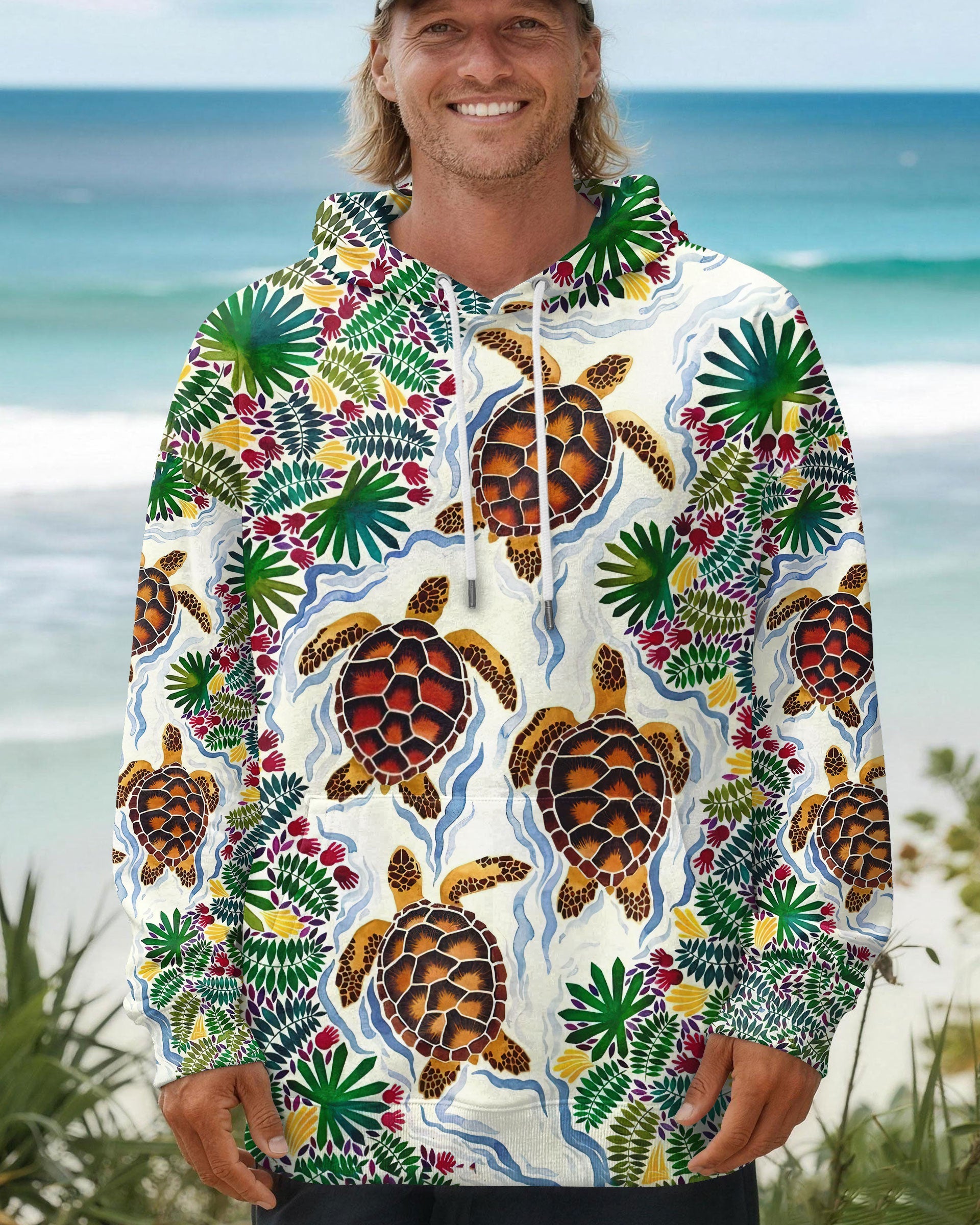TROPICAL TURTLE  ALL OVER PRINT  - TLTW2105261