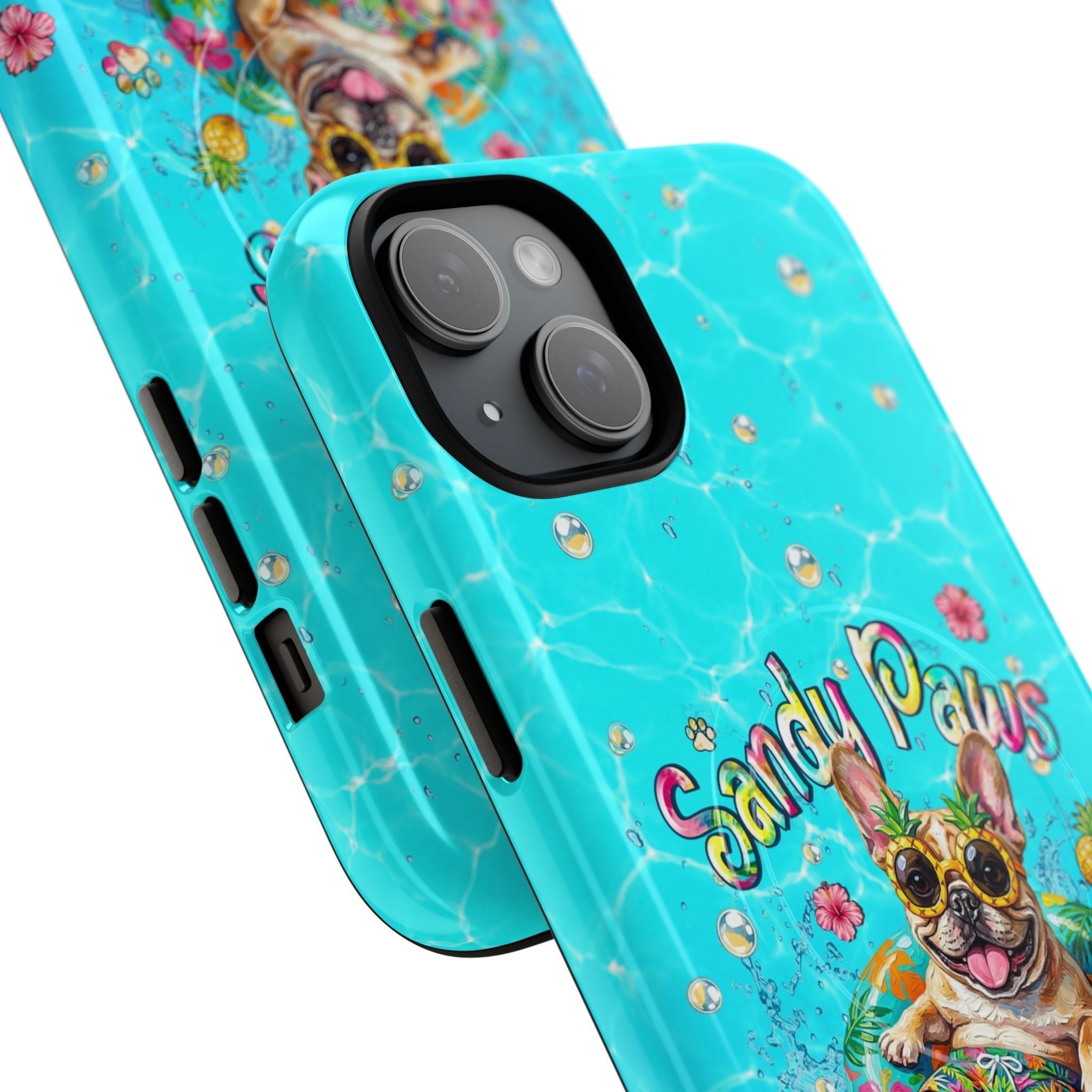 SANDY PAWS SUNKISSED NOSE FRENCH BULLDOG MAGNETIC PHONE CASE  - TLHN2005264