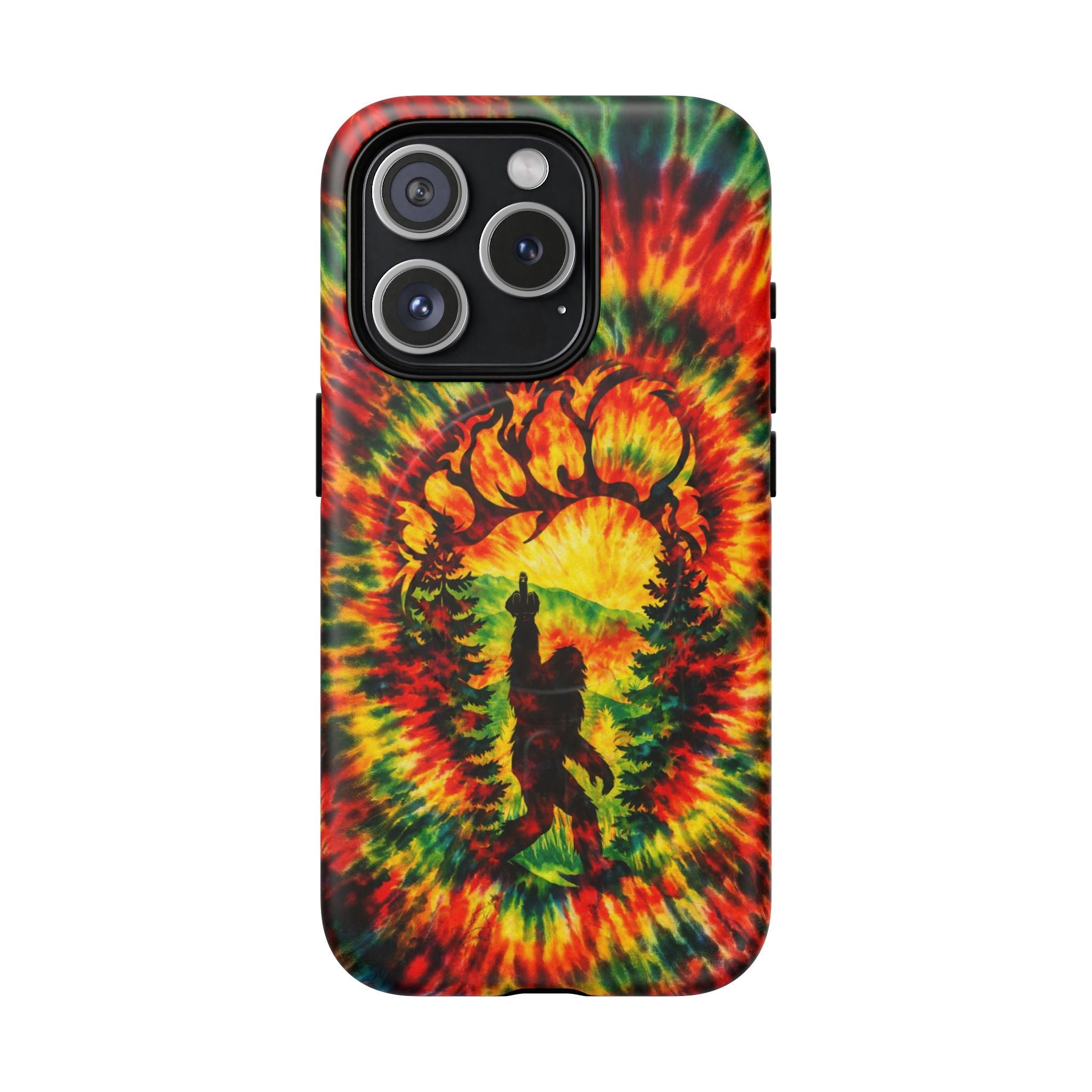 BIGFOOT FOOTPRINT SWIRL MAGNETIC PHONE CASE  - TLTW2605262