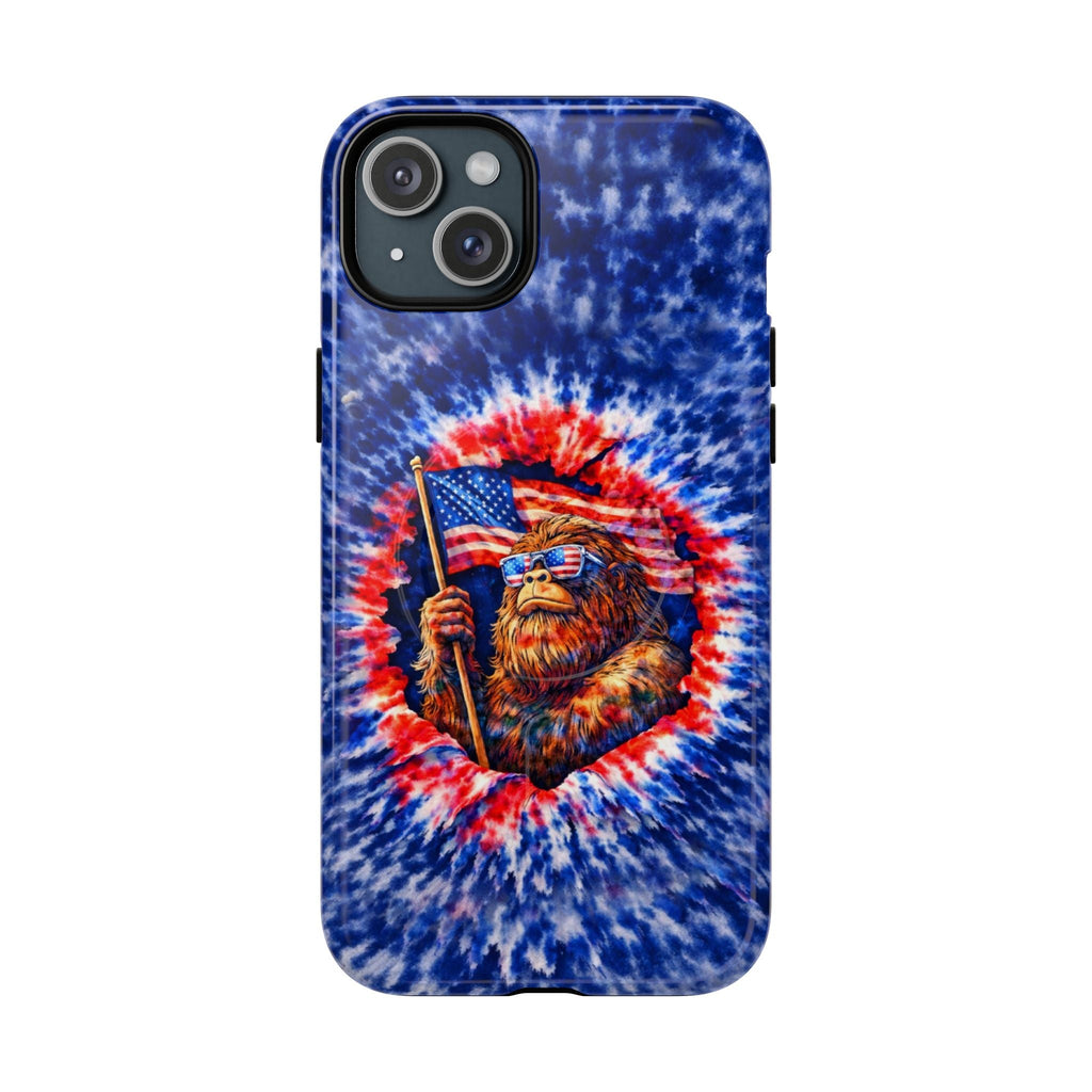 BIGFOOT WITH FLAG MAGNETIC PHONE CASE - TLHN0705264