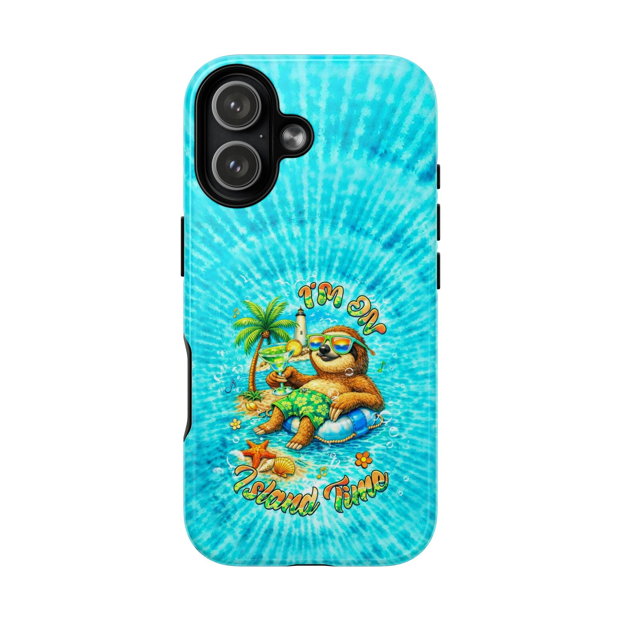 I'M ON ISLAND TIME SLOTH MAGNETIC  PHONE CASE  - TLHG1205264