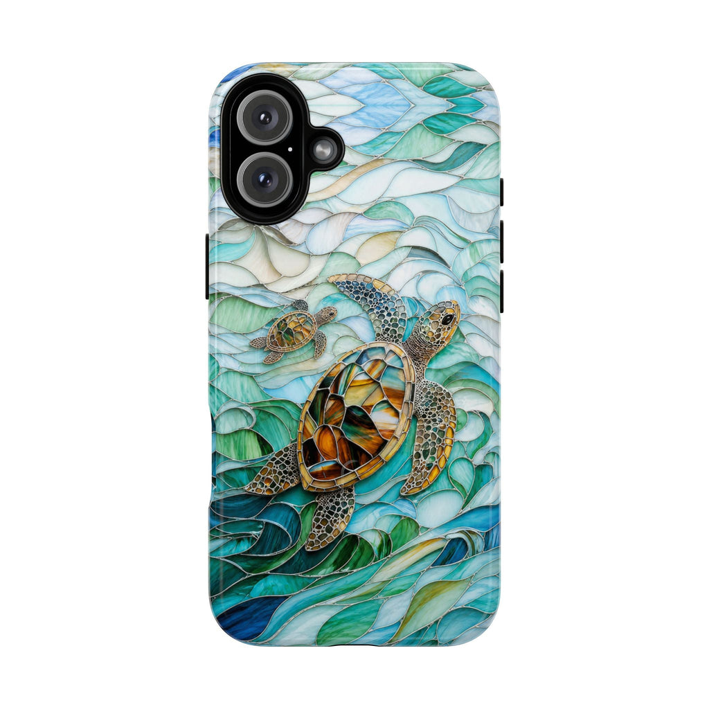 SEA TURTLE WAVES MAGNETIC PHONE CASE  - TLTW0605261