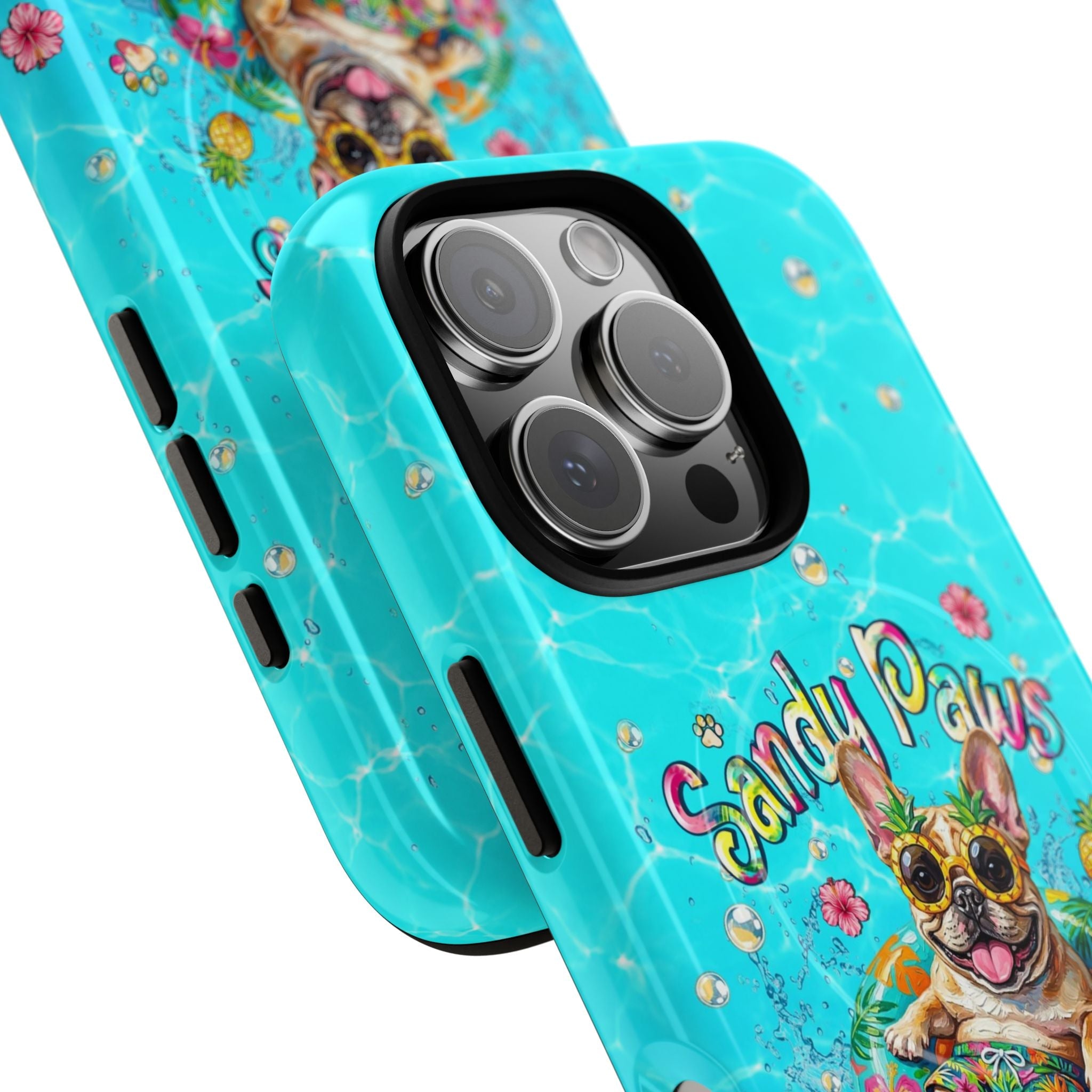 SANDY PAWS SUNKISSED NOSE FRENCH BULLDOG MAGNETIC PHONE CASE  - TLHN2005264