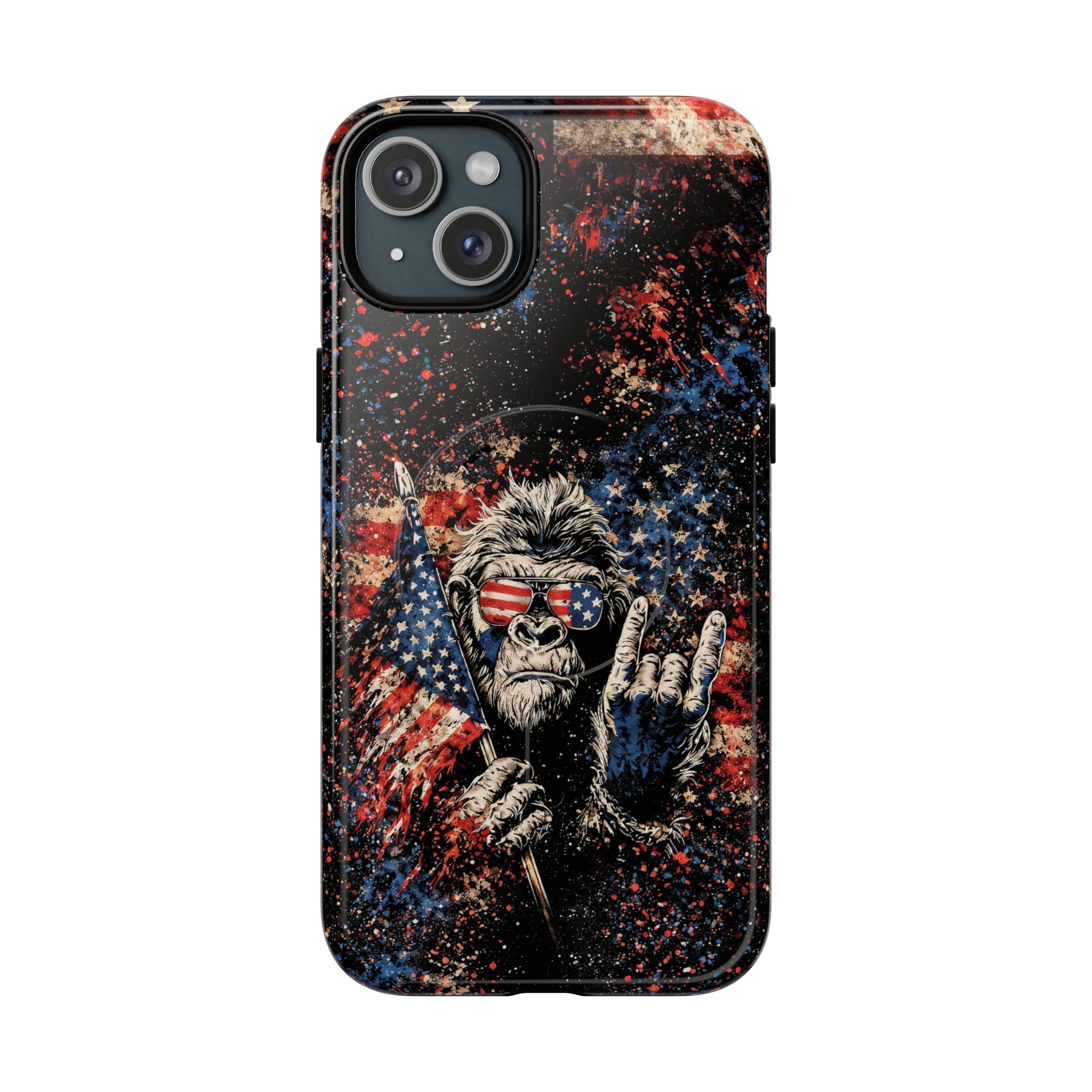 BIGFOOT GRUNGE STARS AND STRIPES MAGNETIC PHONE CASE  - TLHG0805265