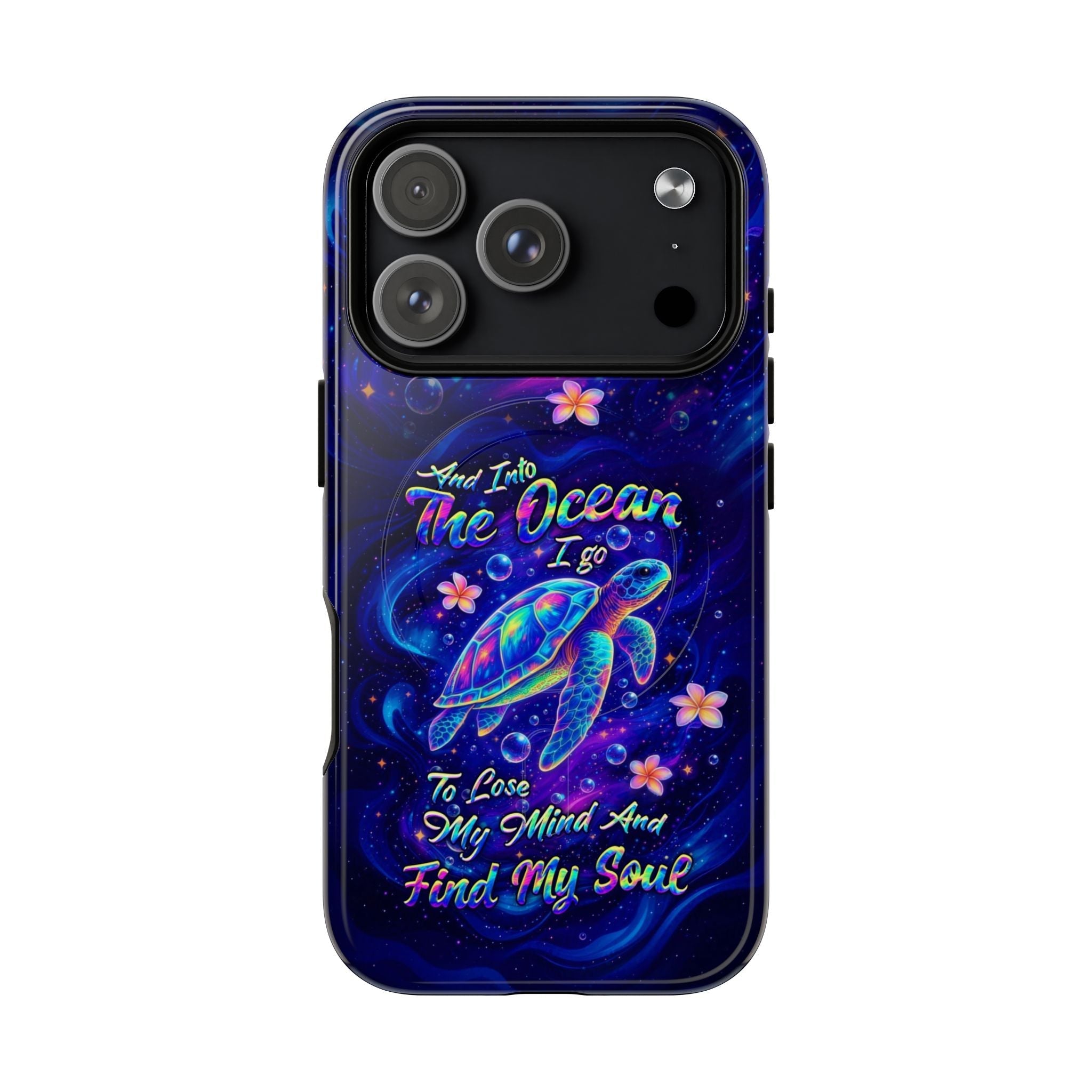 AND INTO THE OCEAN I GO TURTLE MAGNETIC PHONE CASE  - TLHG1504262