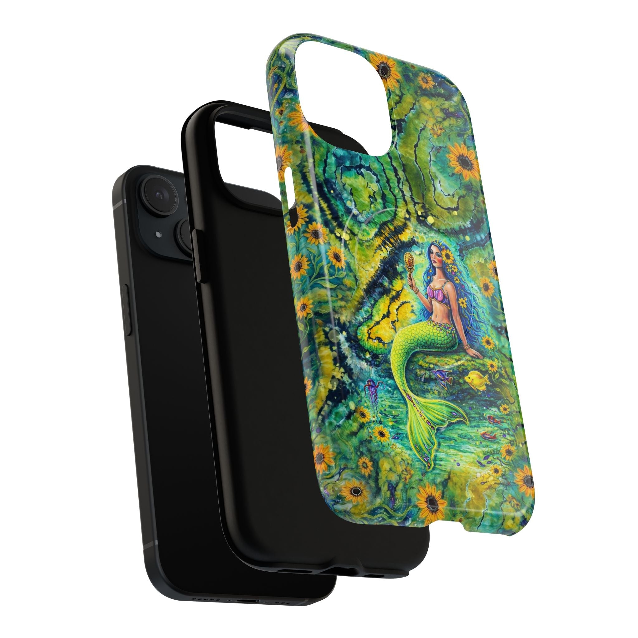 SEASIDE SOUL MERMAID MAGNETIC PHONE CASE  - TLNT2804261