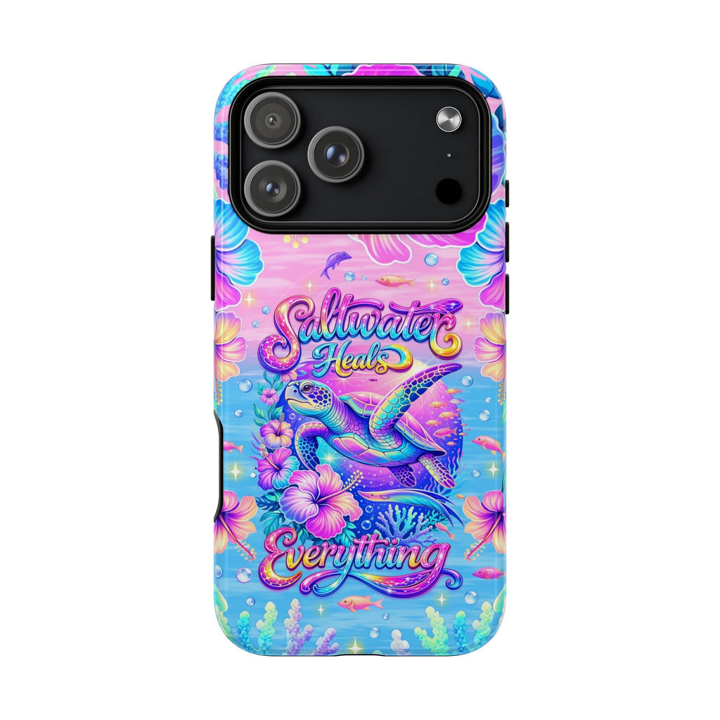 SALTWATER HEALS EVERYTHING TURTLE MAGNETIC  PHONE CASE    - TLNT1104264