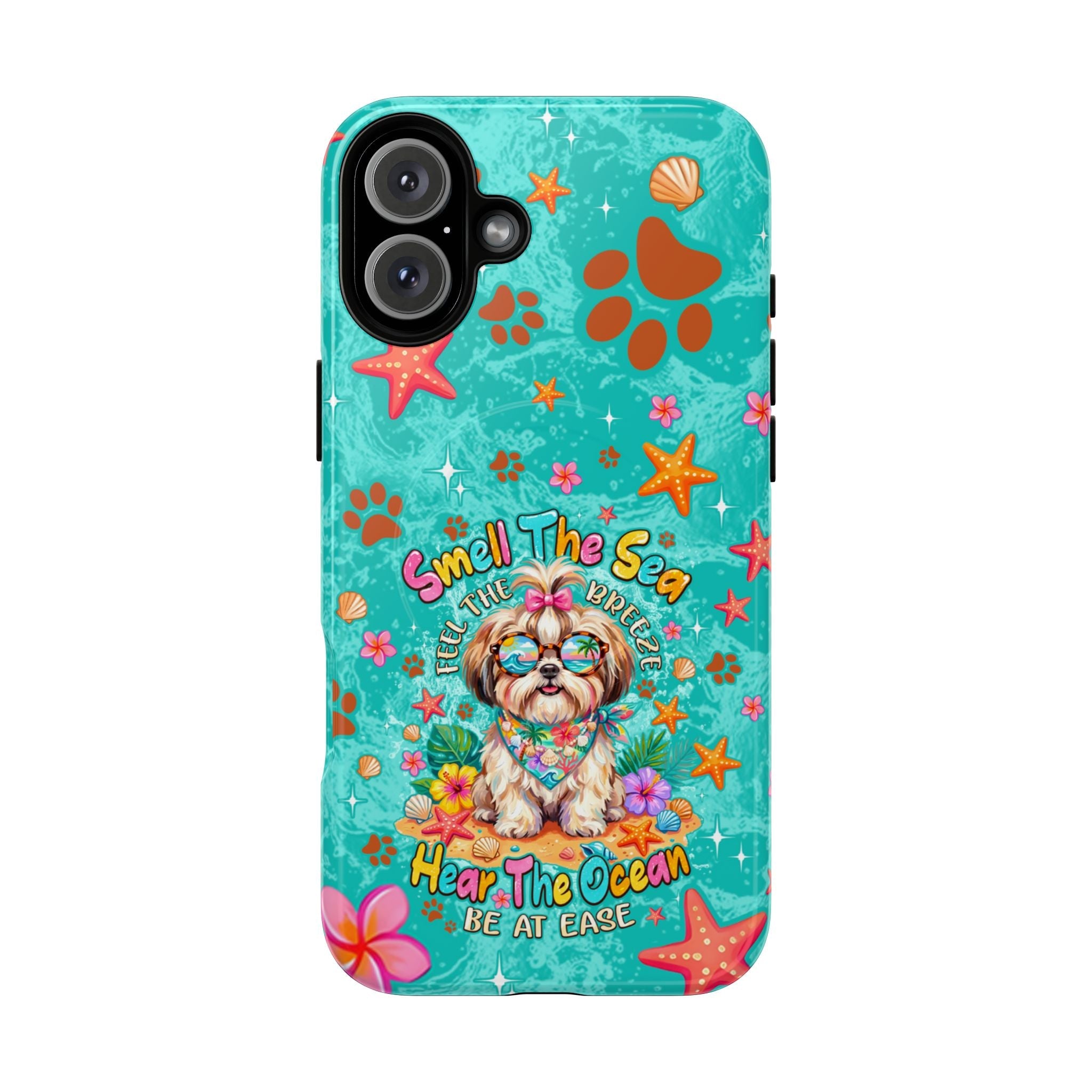 SMELL THE SEA SHIH TZU DOG MAGNETIC PHONE CASE - TYPQ0106262