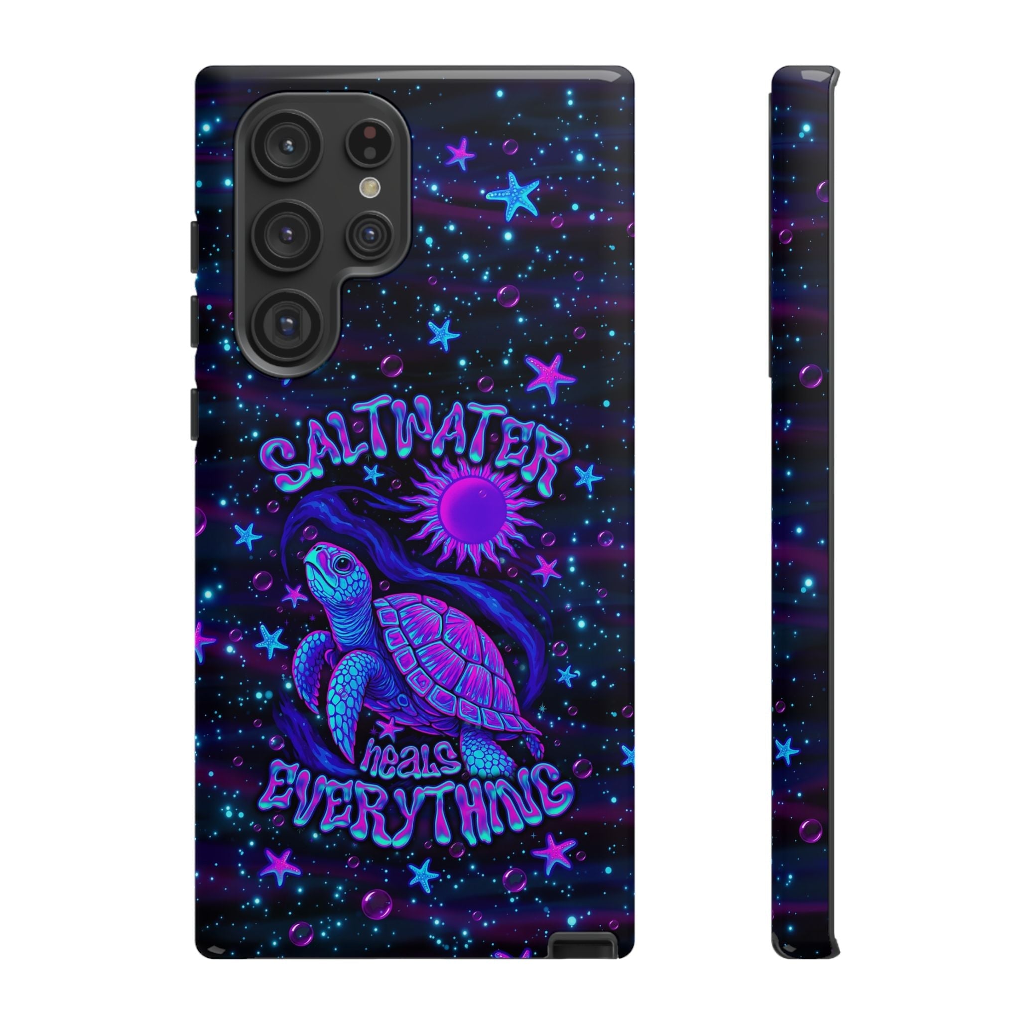 SALTWATER HEALS EVERYTHING TURTLE PHONE CASE  - TLNO1304262