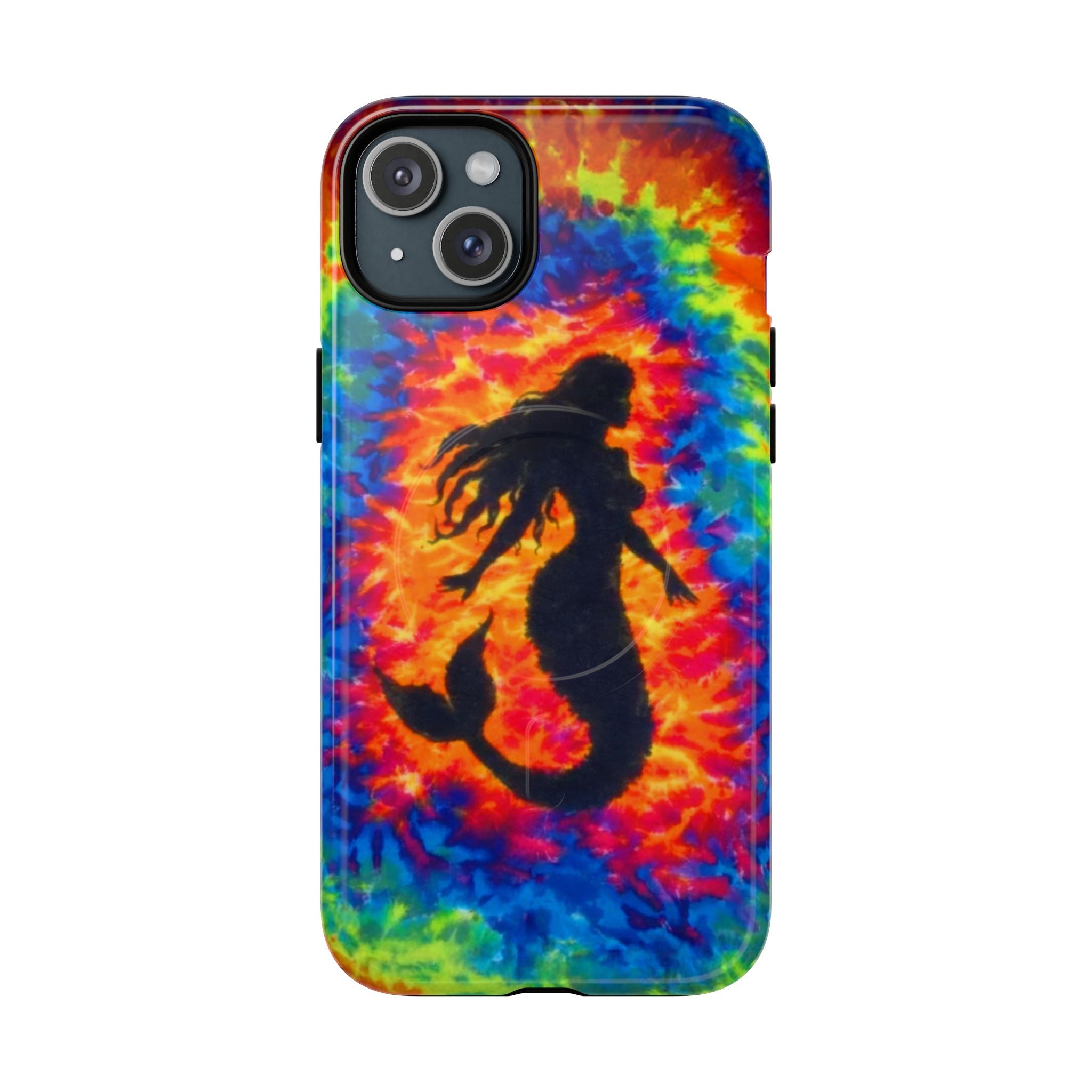 MERMAID COLORFUL SWIRL MAGNETIC PHONE CASE  - TLTW2105264