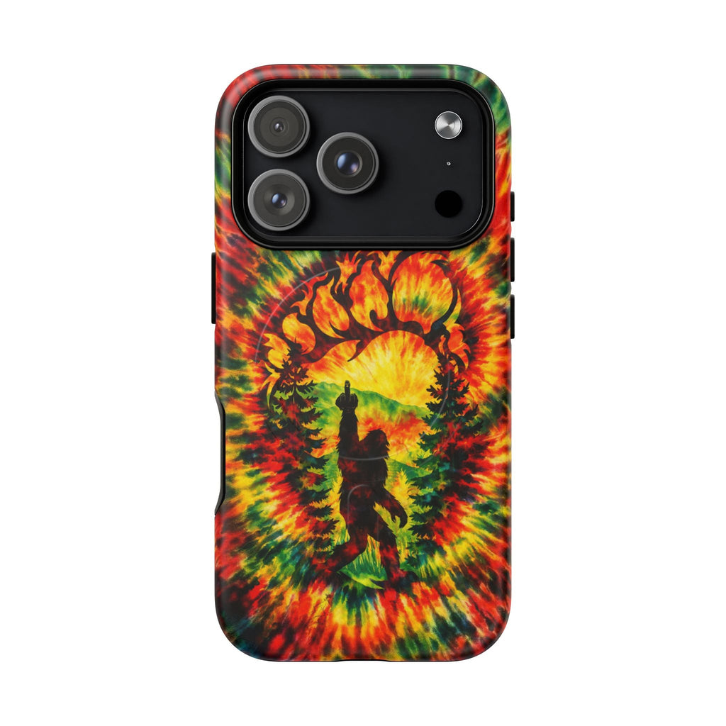 BIGFOOT FOOTPRINT SWIRL MAGNETIC PHONE CASE  - TLTW2605262