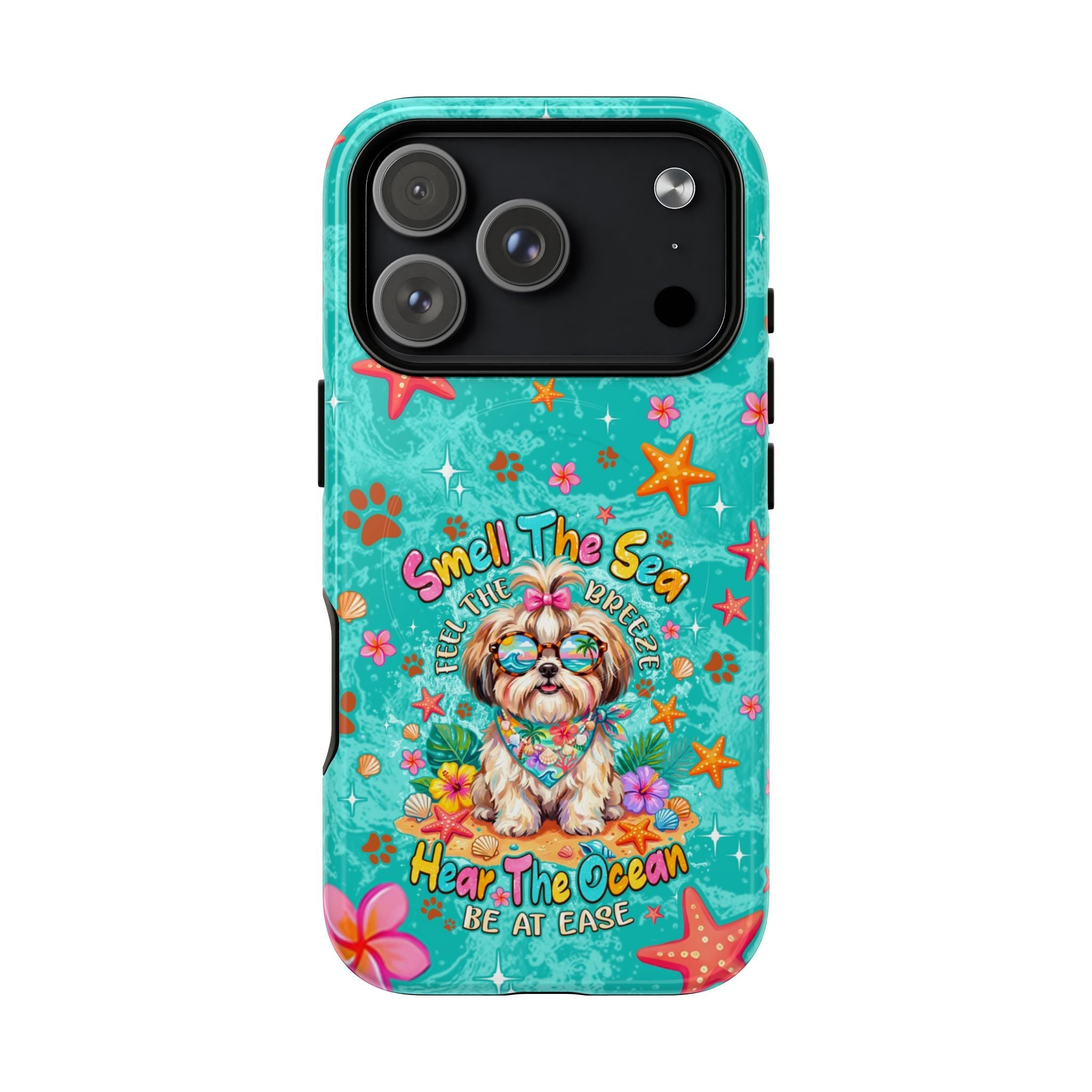 SMELL THE SEA SHIH TZU DOG MAGNETIC PHONE CASE - TYPQ0106262