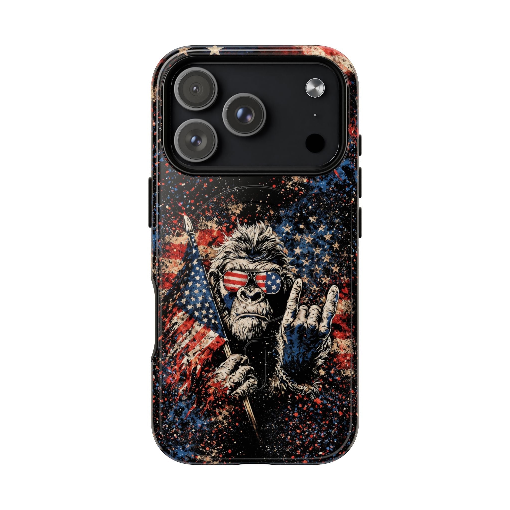 BIGFOOT GRUNGE STARS AND STRIPES MAGNETIC PHONE CASE  - TLHG0805265