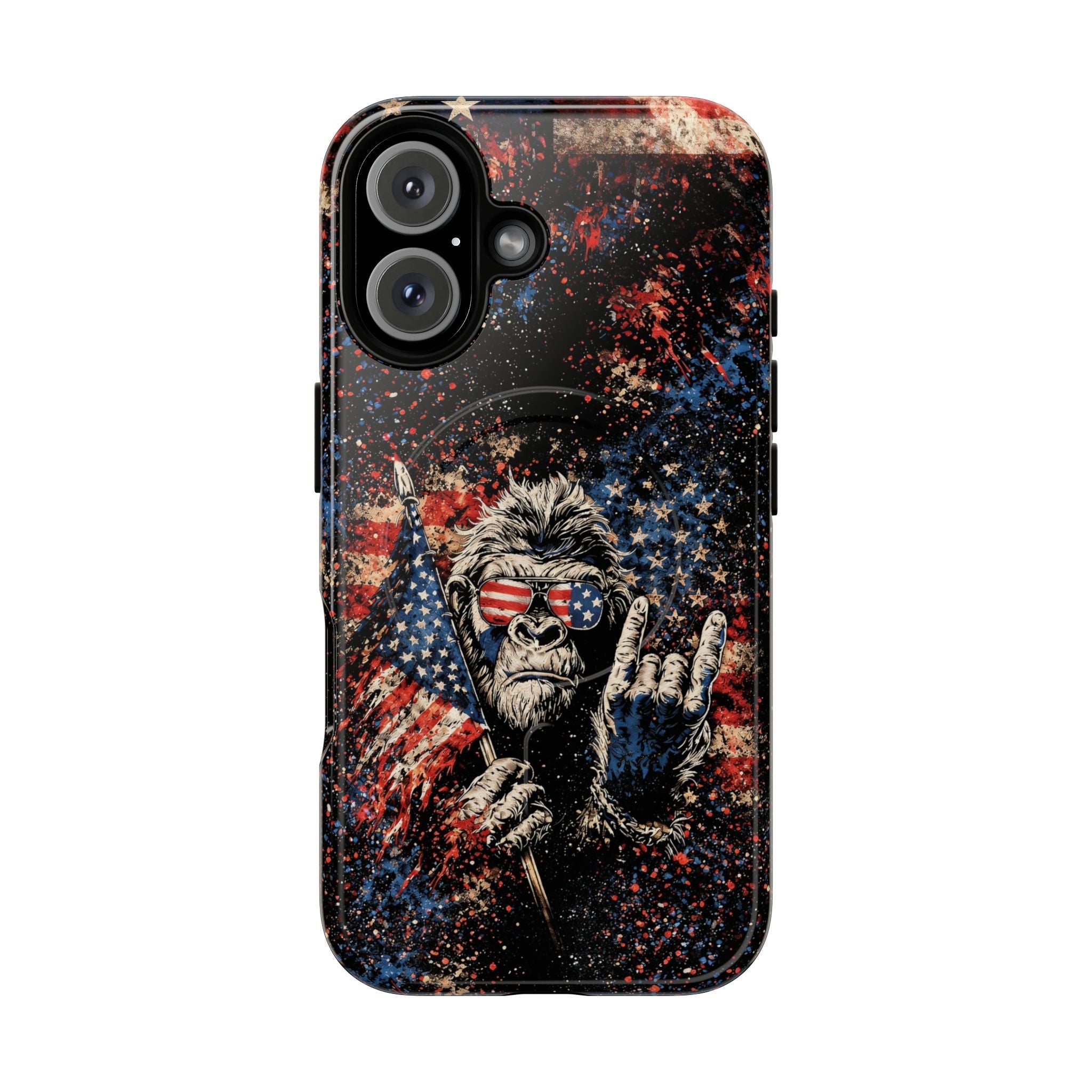 BIGFOOT GRUNGE STARS AND STRIPES MAGNETIC PHONE CASE  - TLHG0805265