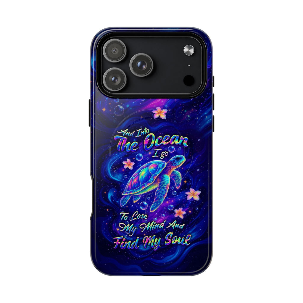 AND INTO THE OCEAN I GO TURTLE MAGNETIC PHONE CASE  - TLHG1504262