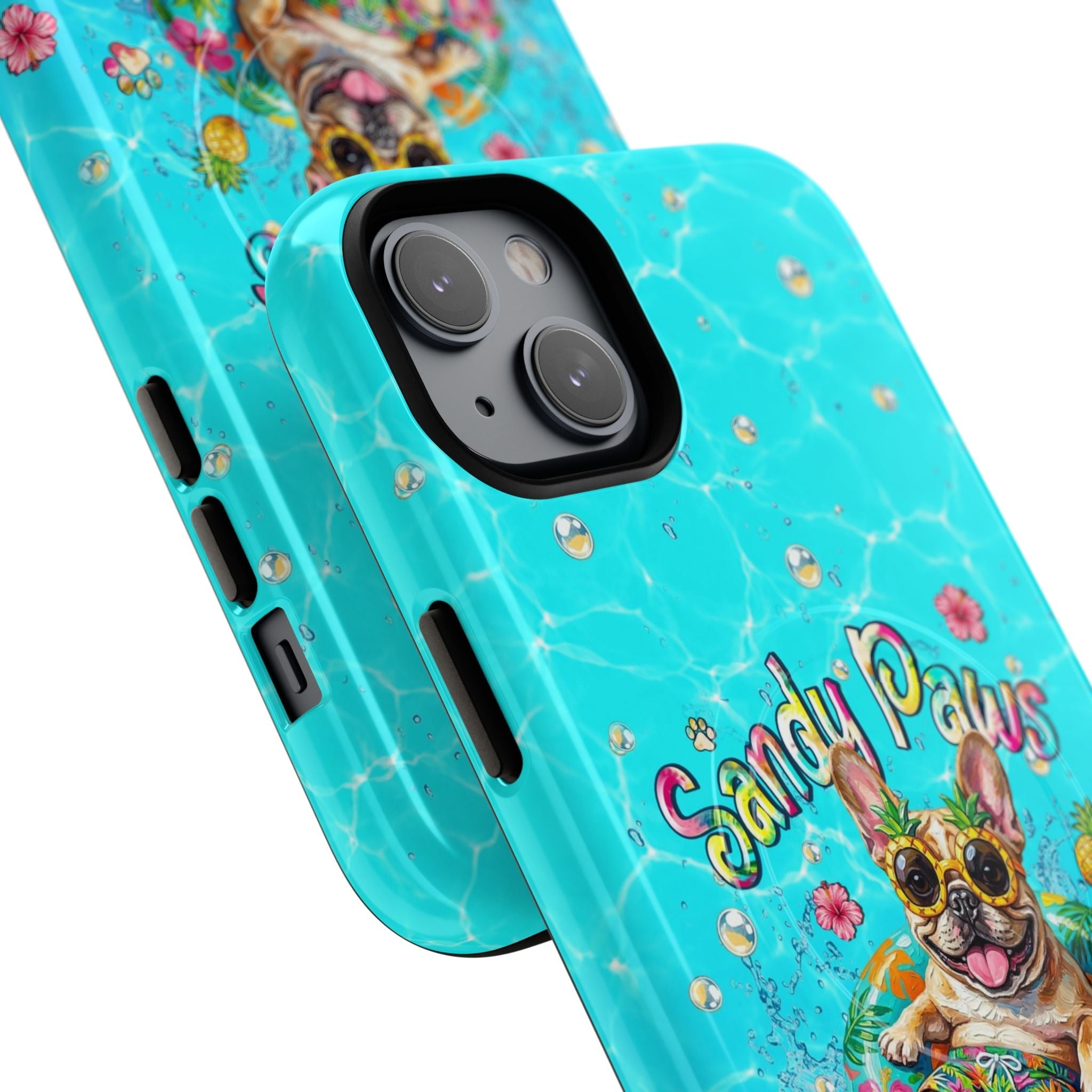 SANDY PAWS SUNKISSED NOSE FRENCH BULLDOG MAGNETIC PHONE CASE  - TLHN2005264