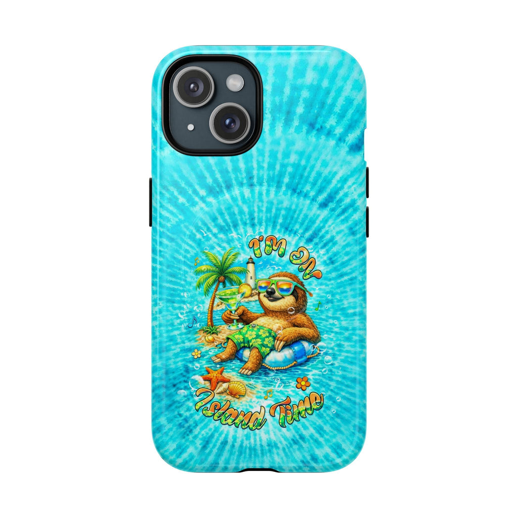 I'M ON ISLAND TIME SLOTH MAGNETIC  PHONE CASE  - TLHG1205264