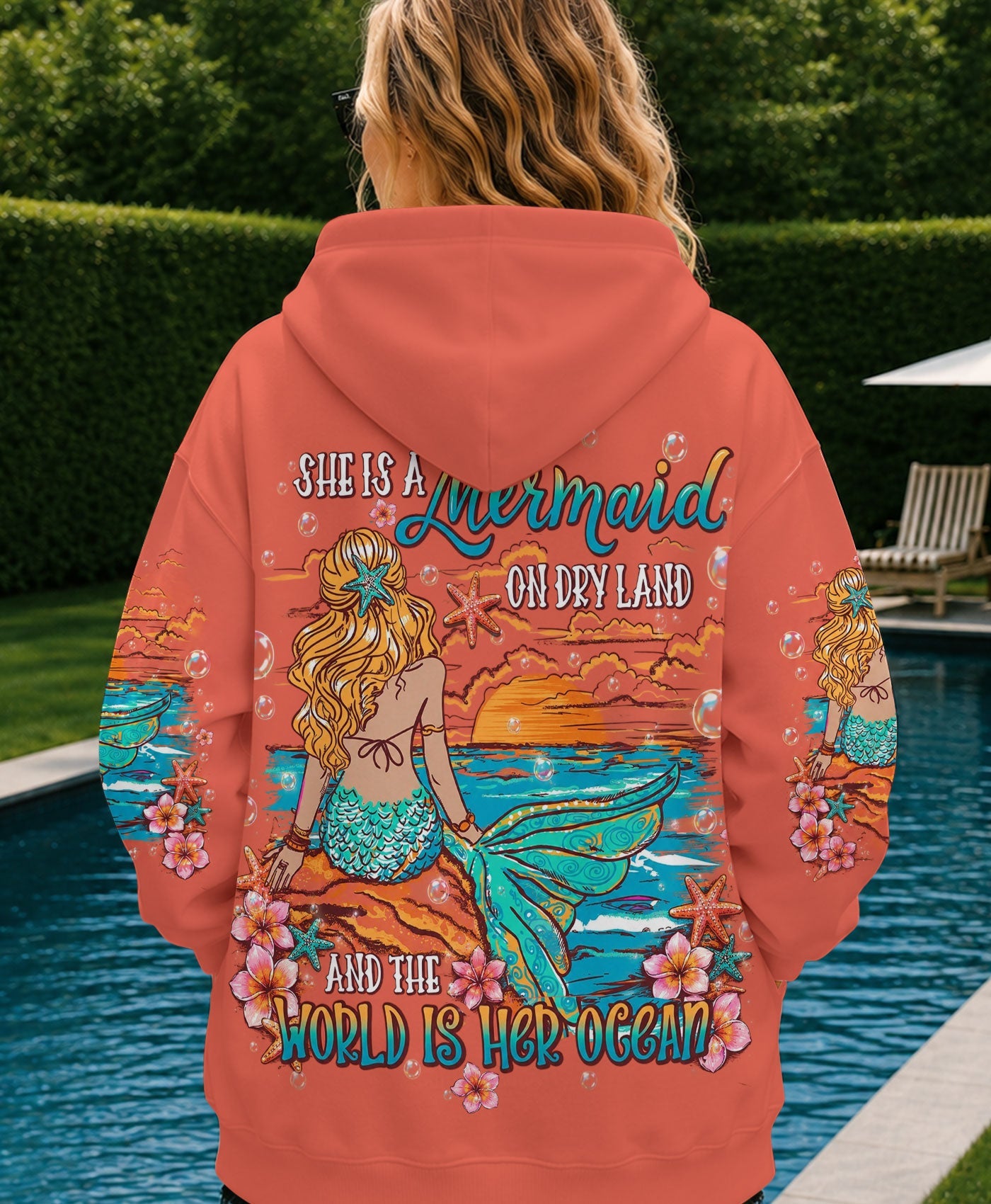 SHE IS A MERMAID ALL OVER PRINT  - TLHN2905262