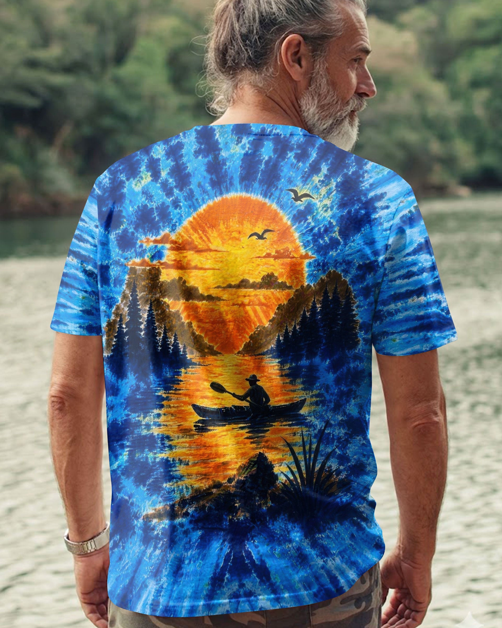 LAKE DAY SUNSET KAYAK ALL OVER PRINT - TLTW1505262
