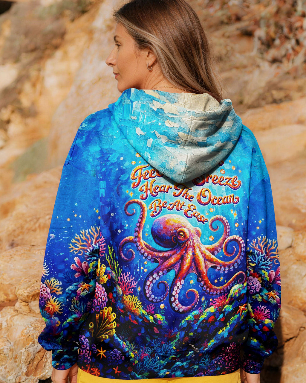 SMELL THE SEA FEEL THE BREEZE OCTOPUS ALL OVER PRINT  - TLNT2004263