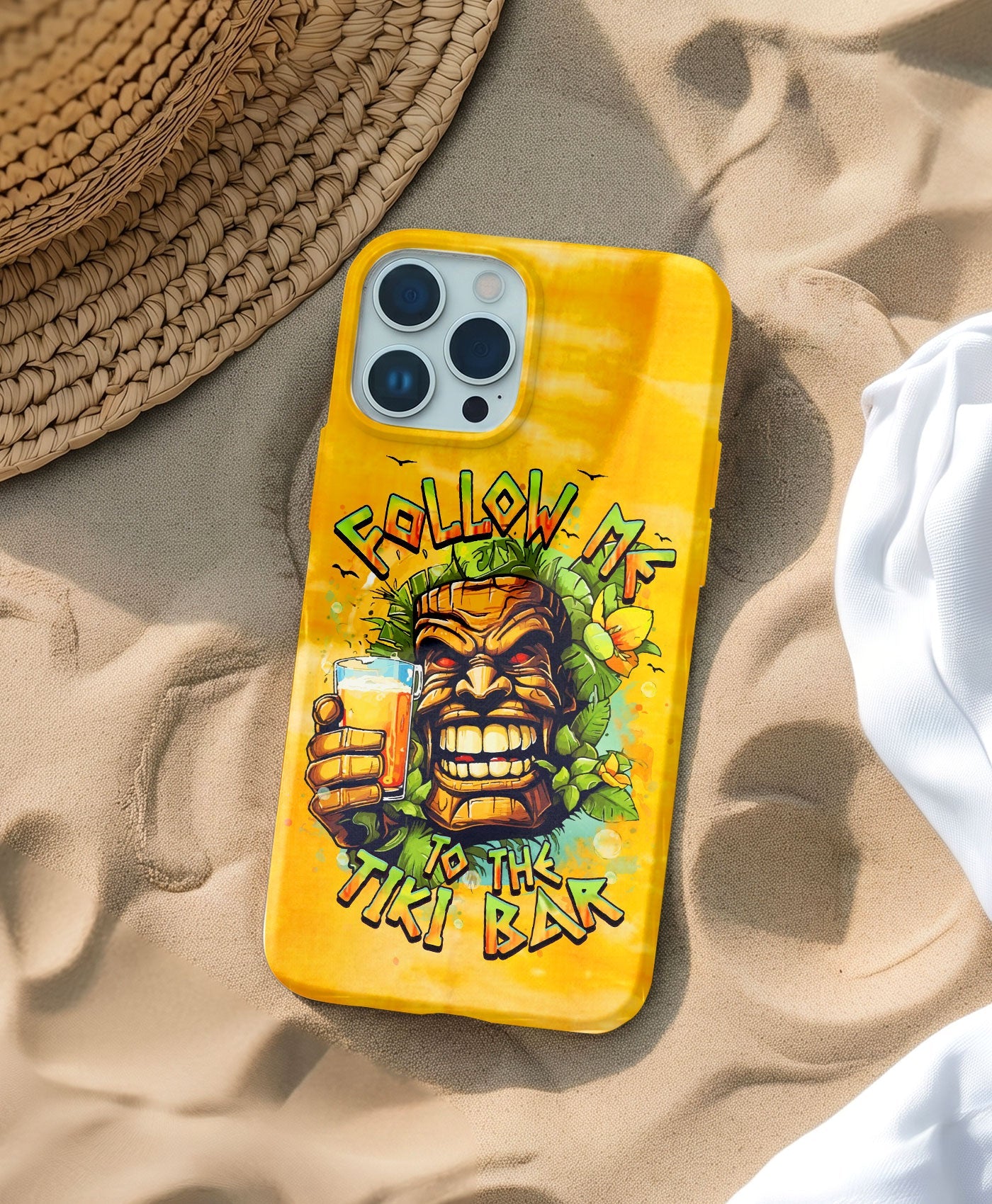 FOLLOW ME TO THE TIKI BAR BEER PHONE CASE  - TLHN1505264