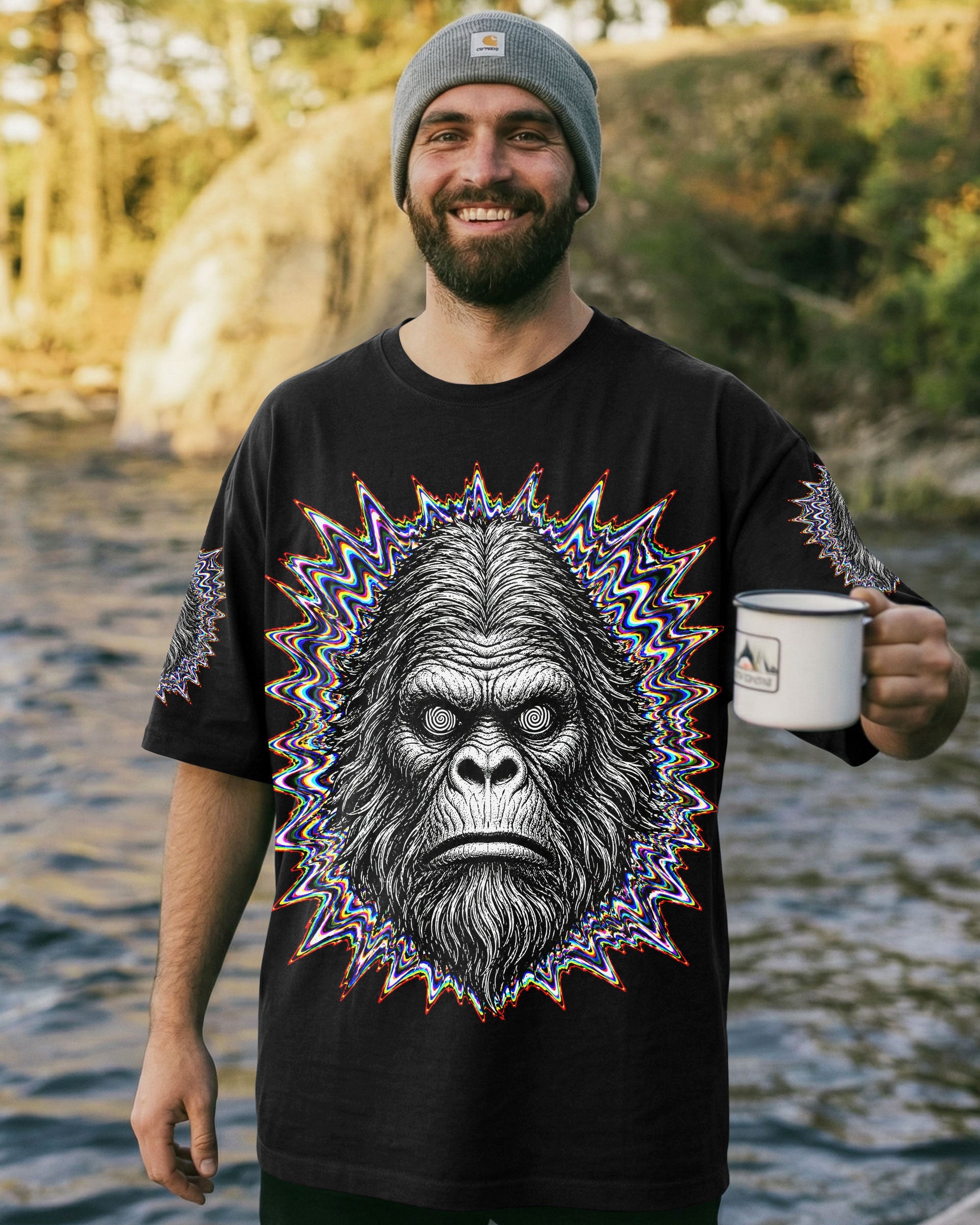 BIGFOOT GLITCH ALL OVER PRINT  - TLNT2805263