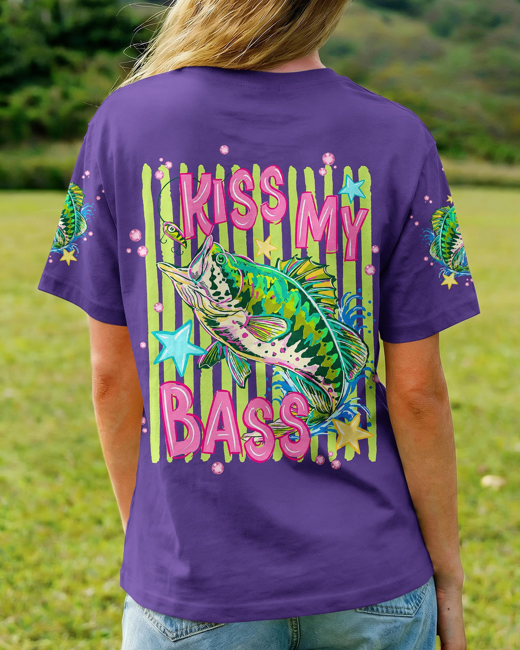 KISS MY BASS FISHING ALL OVER PRINT - TLNT2905262