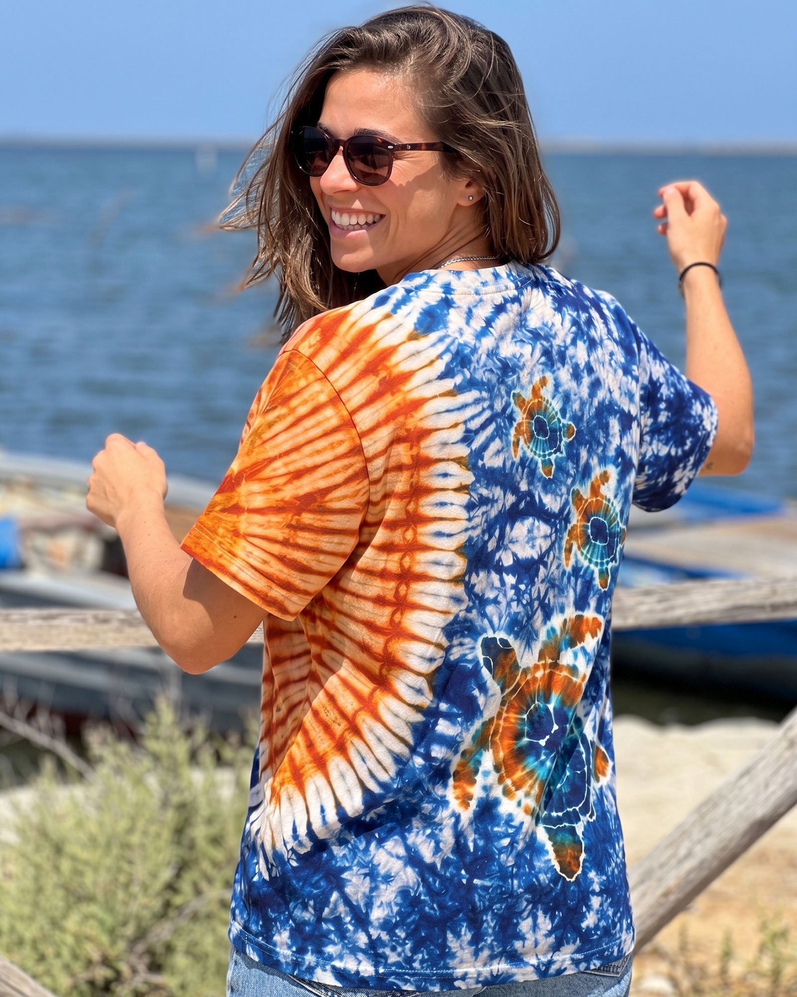 SEA TURTLES SHORE CRAWL ALL OVER PRINT  - TLTW0607261
