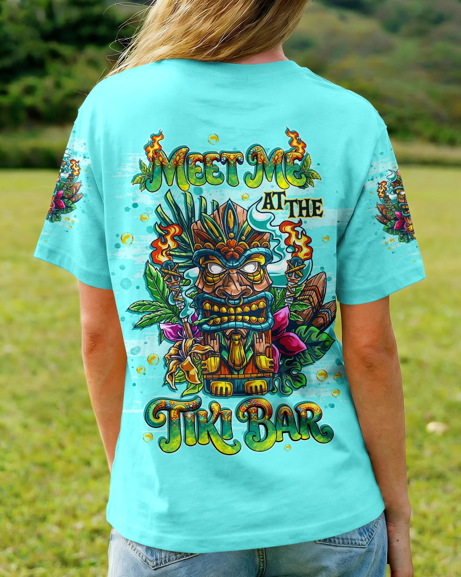 MEET ME AT THE TIKI BAR ALL OVER PRINT - TLNT0804261