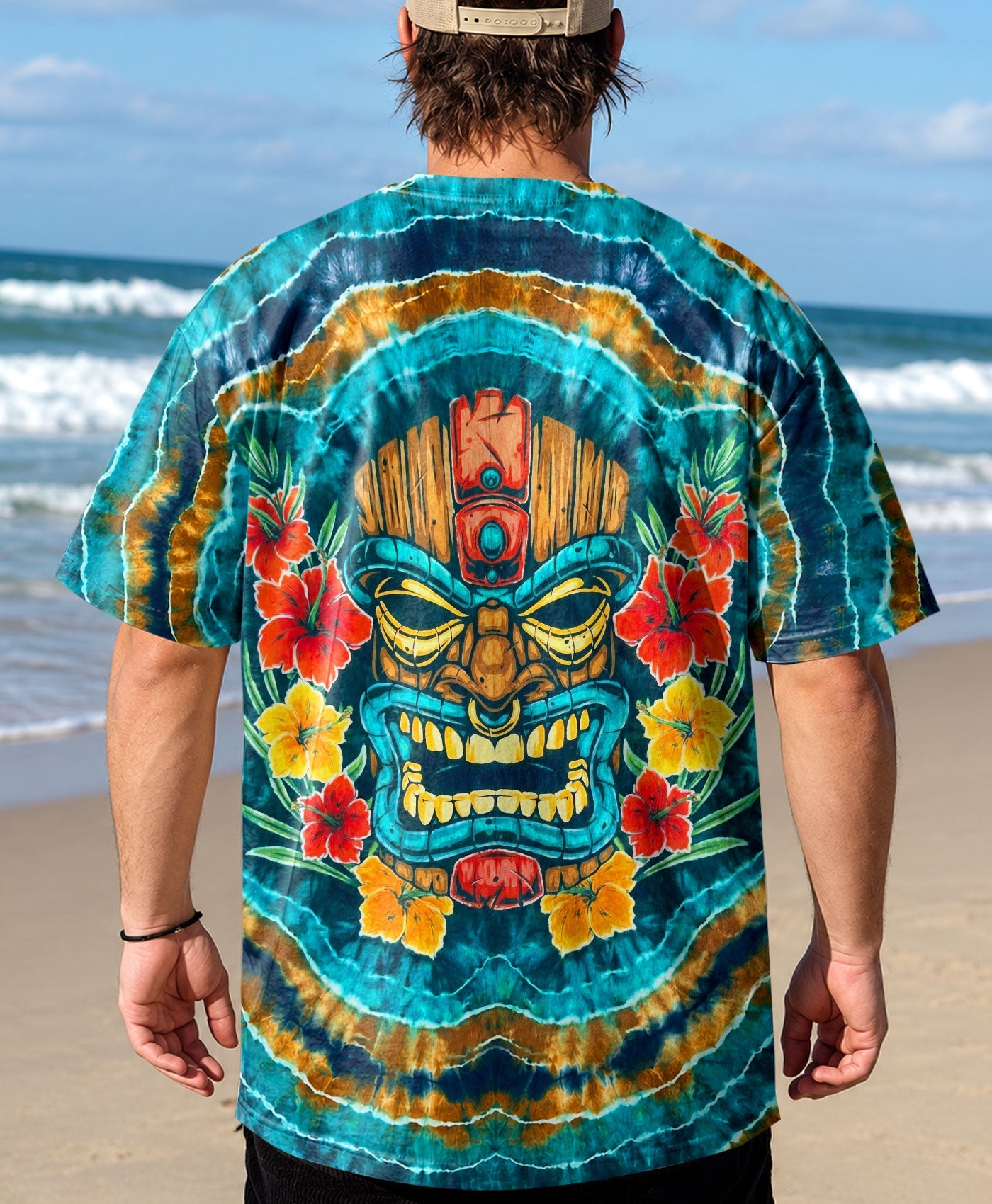 TROPICAL TIKI SWIRL ALL OVER PRINT  - TLHN2406264