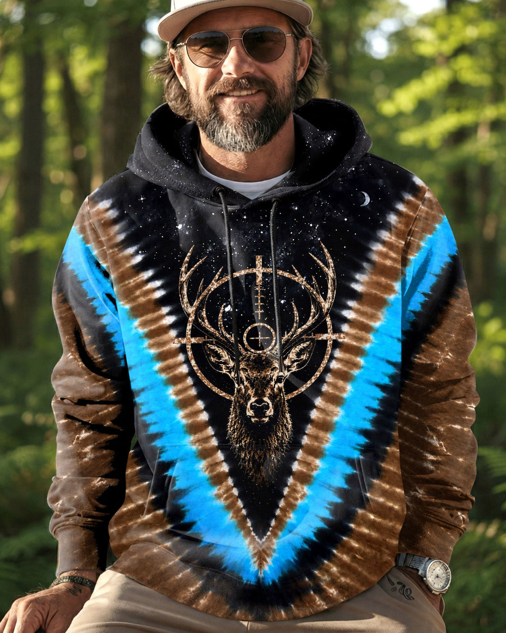 DEER HUNTING V PATTERN ALL OVER PRINT   - TLHN1506261